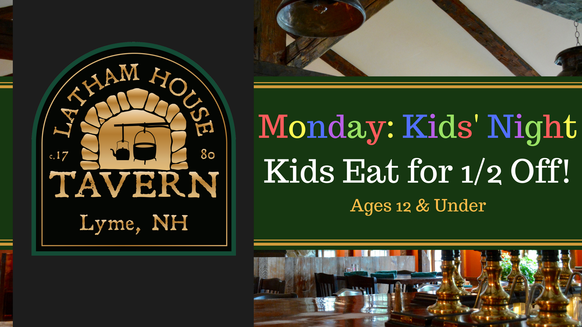 Monday: Kids' Night - Latham House Tavern