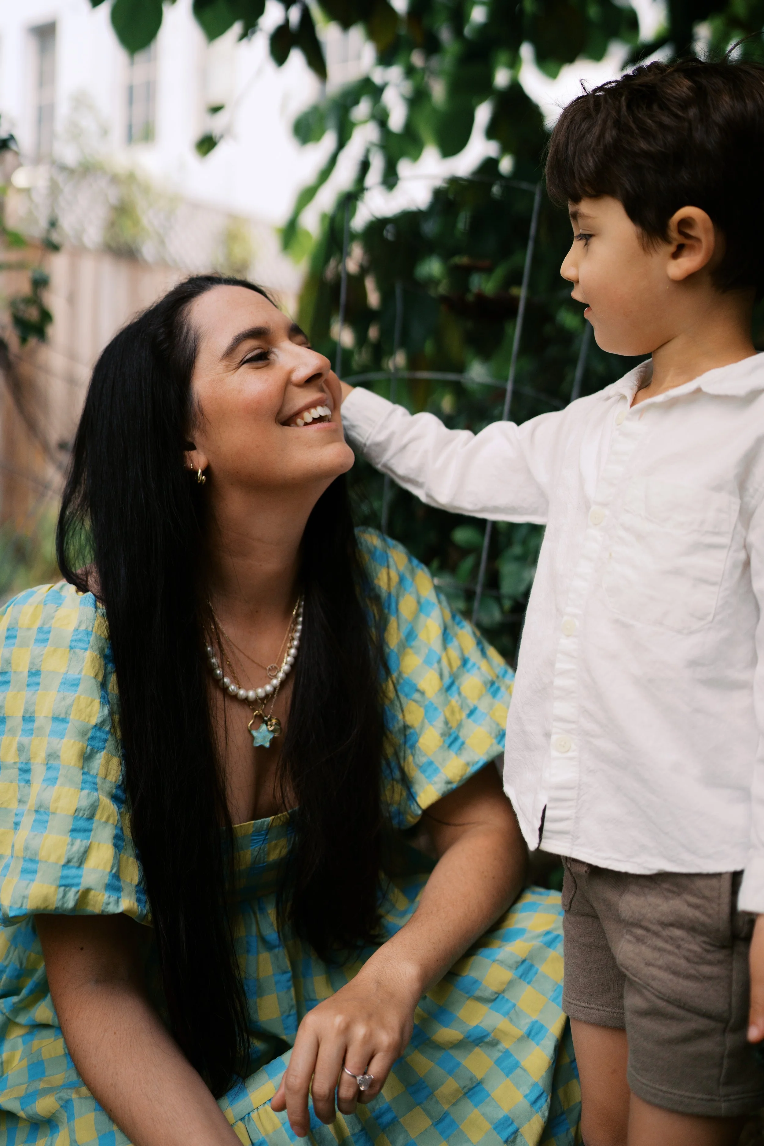 happy new mom after Online therapy in texas
