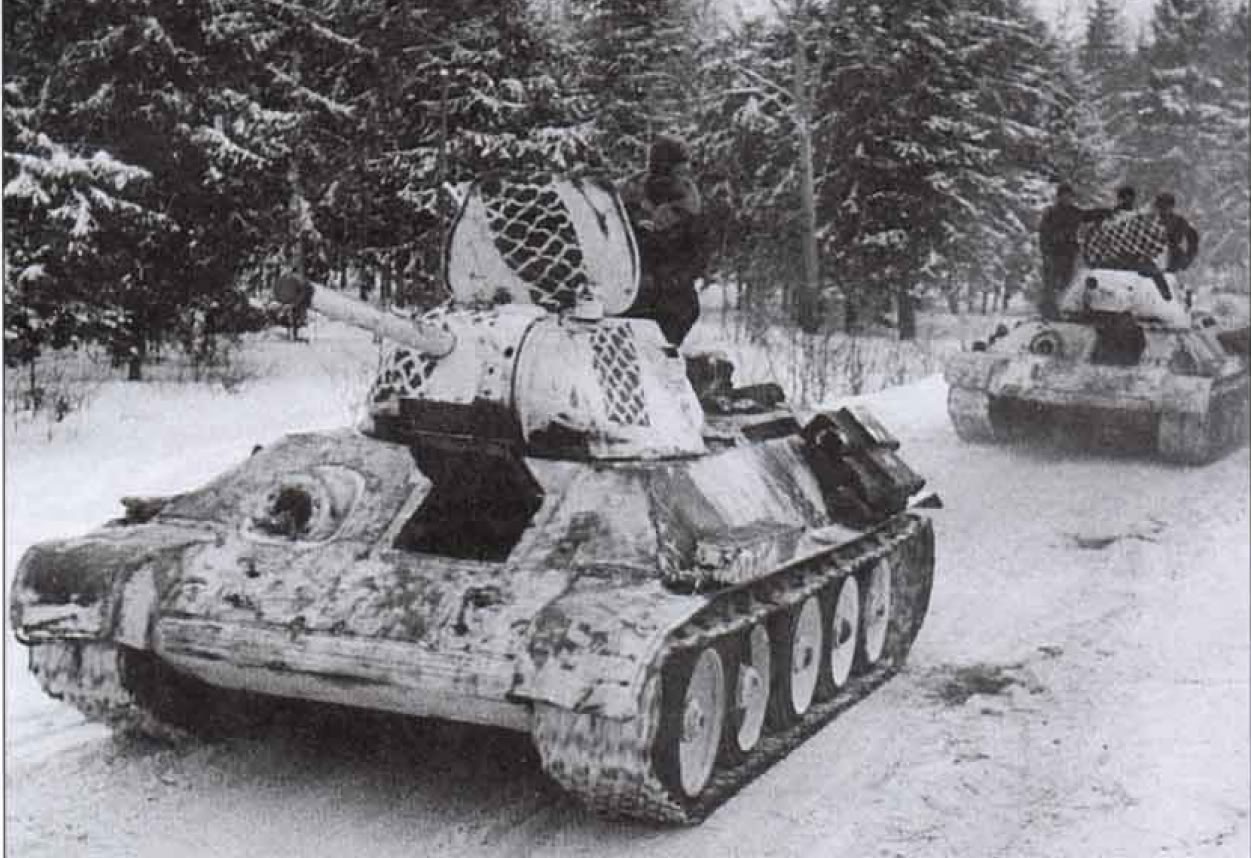 Soviet armour during the Battle of Moscow