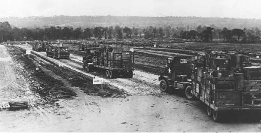 US Army semi-trailers in France 1945