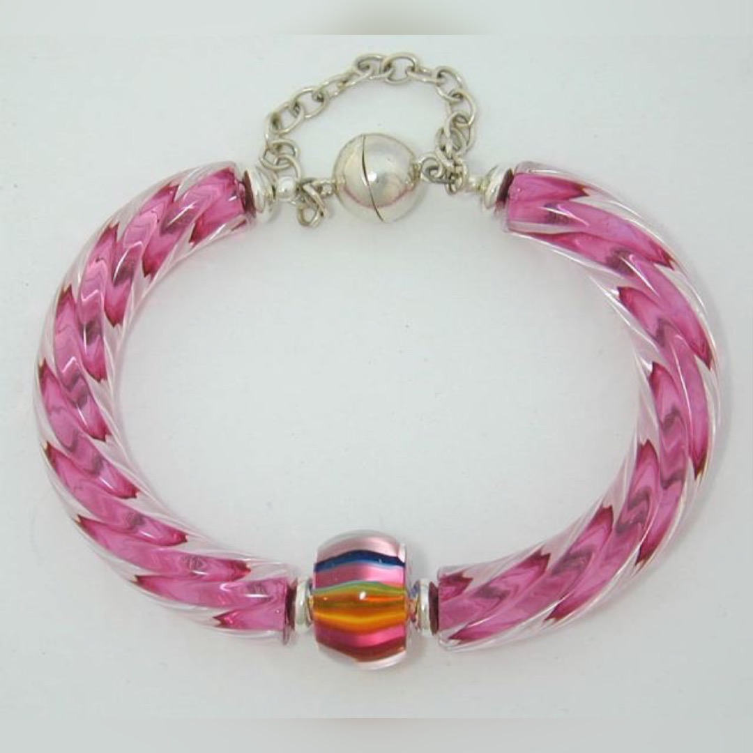 Gold Ruby/Full Spectrum Bracelet