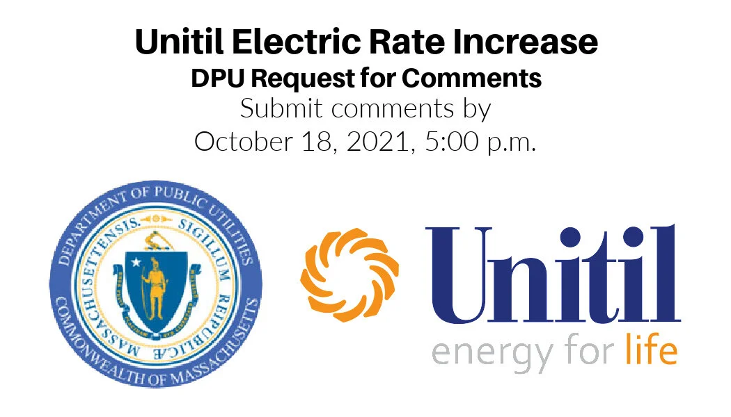 Unitil Proposed Electric Rate Increase 10/2021