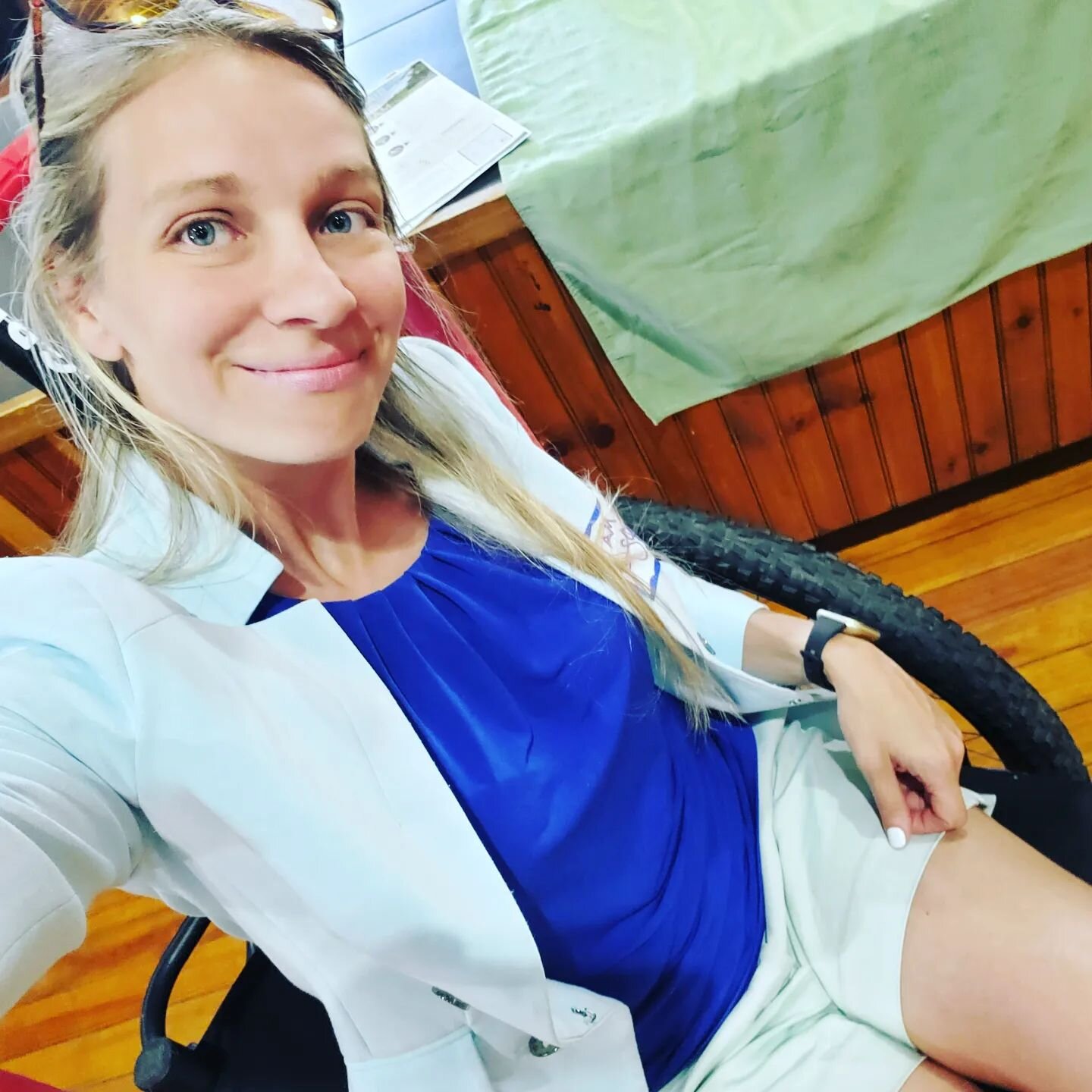 👩&zwj;🦽👨&zwj;🦽 GRIT FREEDOM CHAIR! It's a wheelchair set up for TRAIL HIKING / Riding! 

I'm at the Citizens Climate Lobby event at the Fitchburg MA Senior Center and the North County Land Trust has a Grit Freedom Chair (actually 2) that can be b