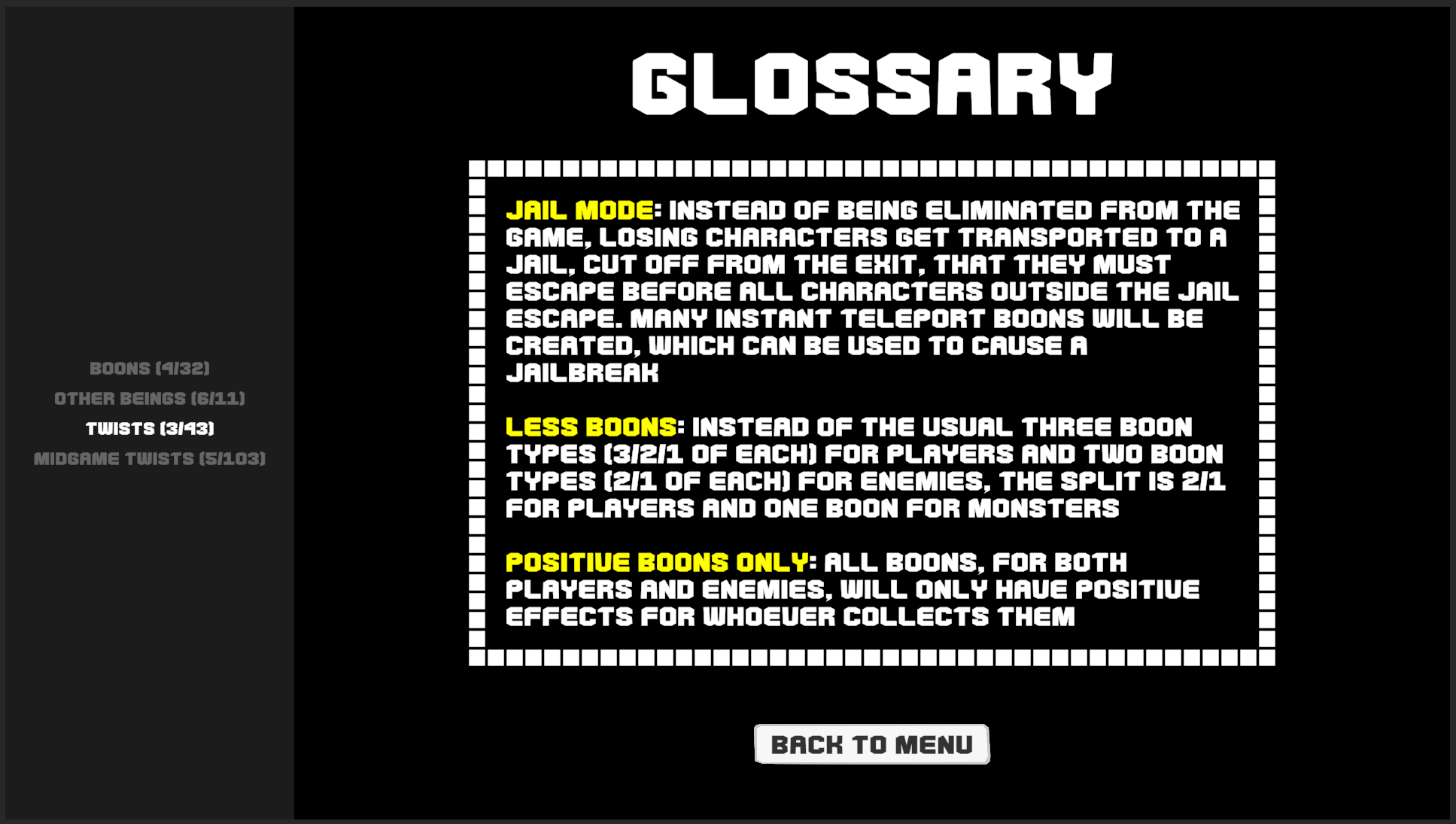Rand's Labyrinth - Glossary & Databases