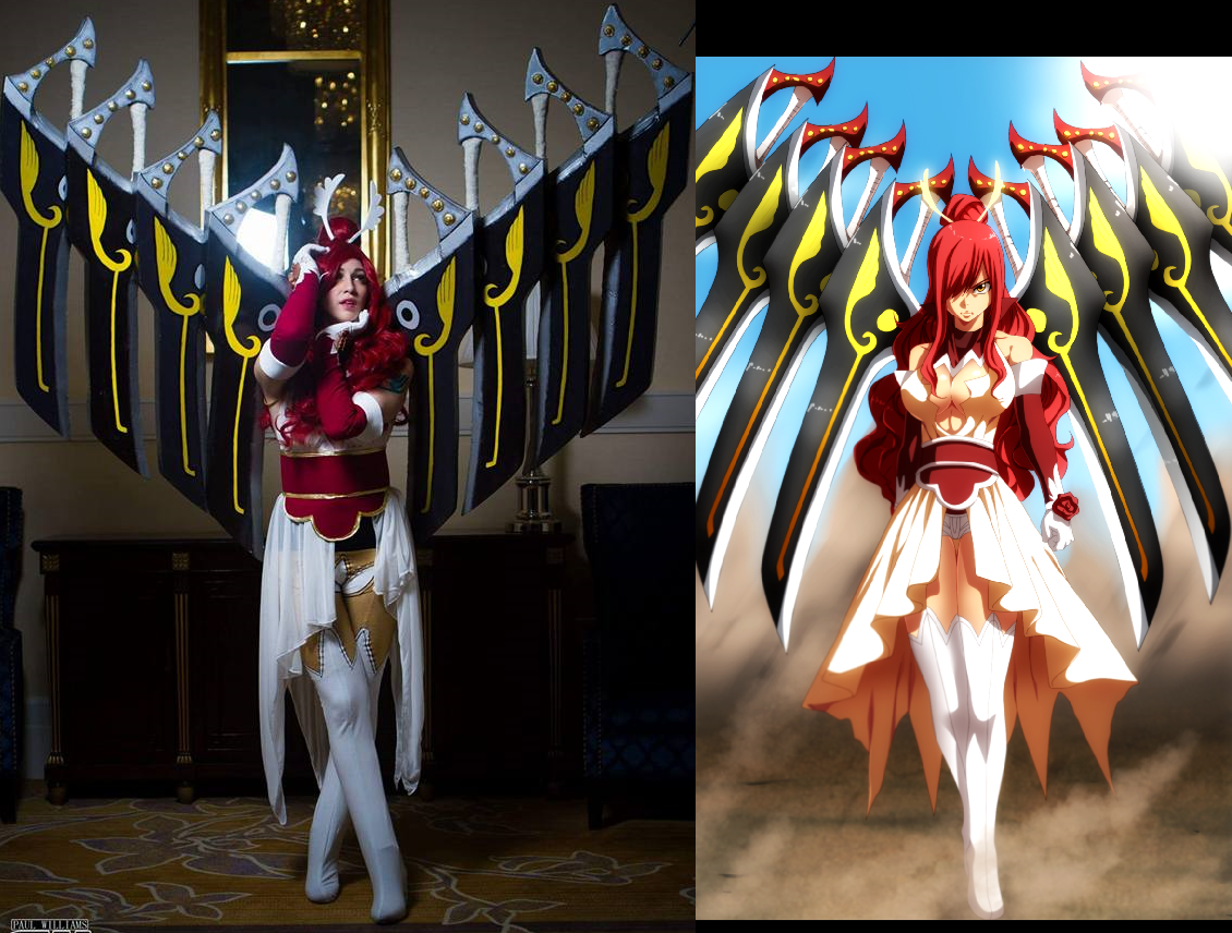 Wingblade Armor Erza Scarlet — CrystAAHHl, image size:1130x856