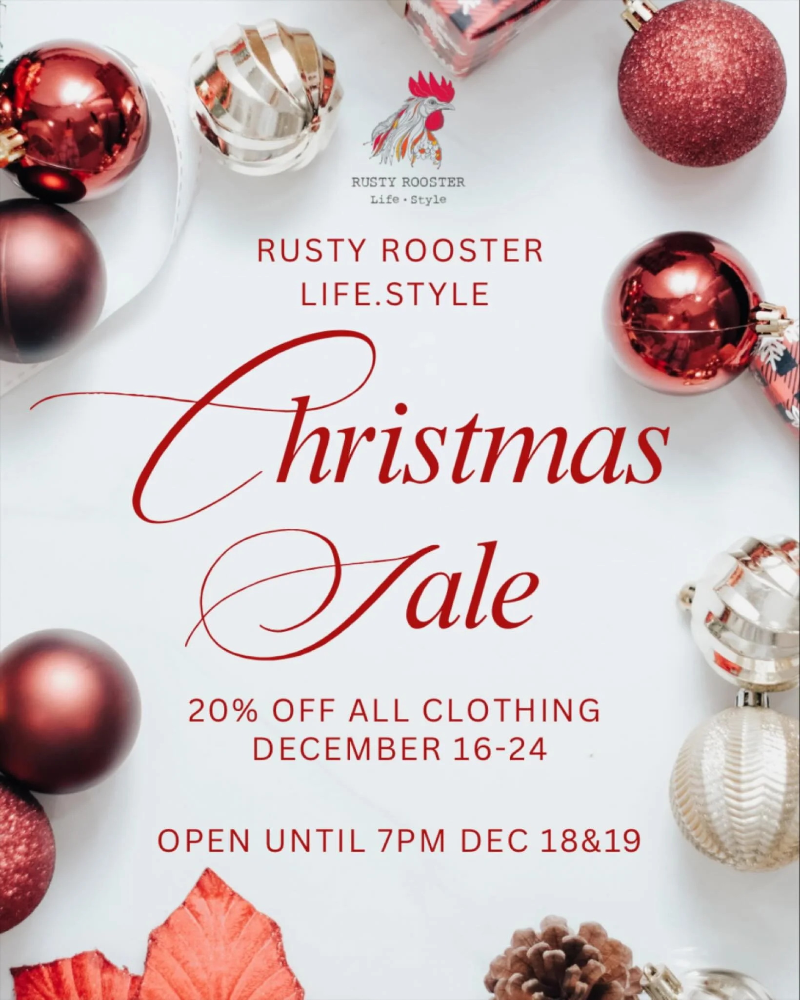 Come get your new holiday outfit, or snag your hunny bunny something cozy! All clothing 20% off Dec 16-24. #salesalesale❗️❗️❗️❗️❗️ #lovecumberland #shoplocalthisholidayseason🎄