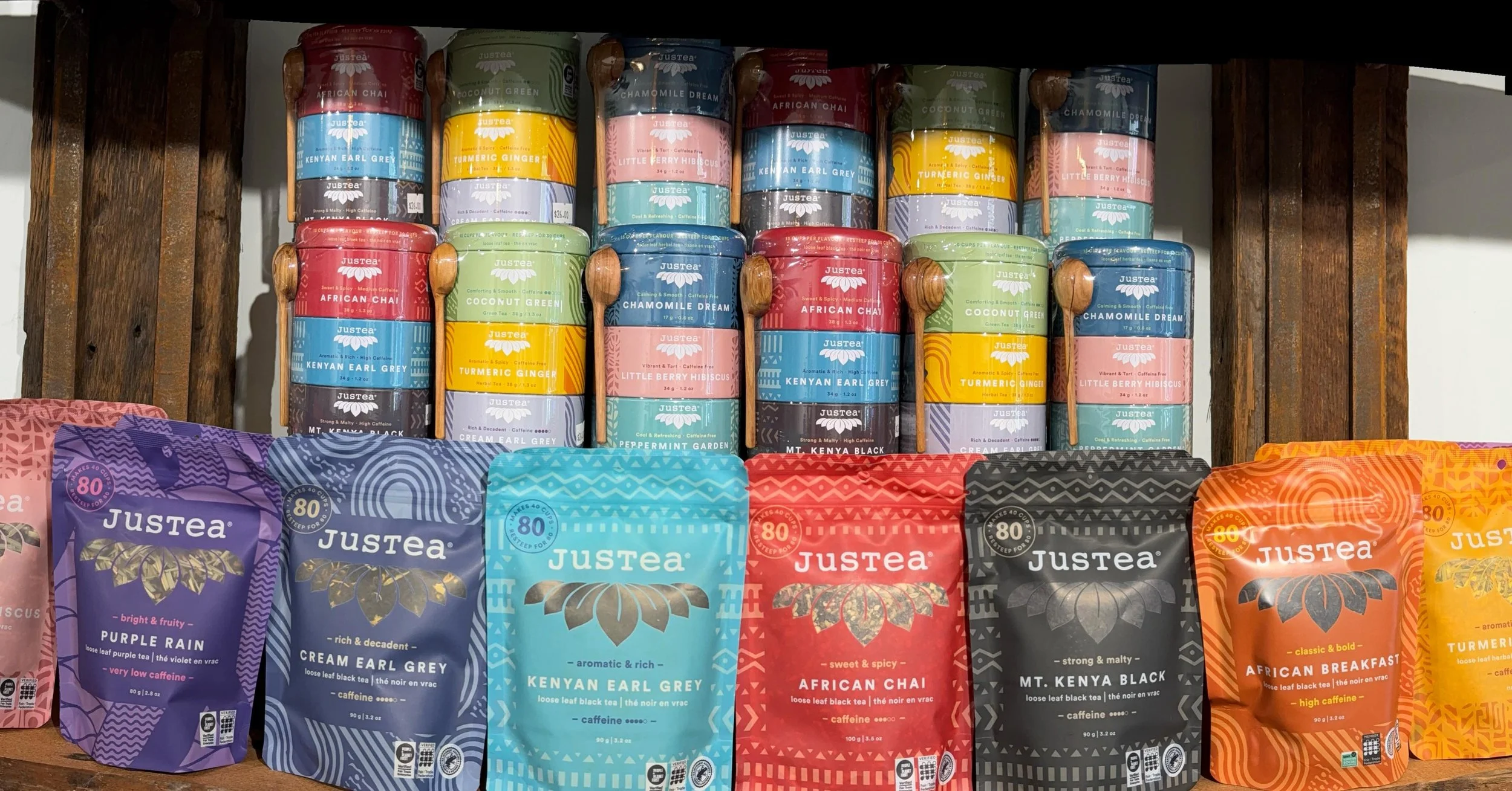 This is what was in the boxes&hellip;Introducing @justeakenya 
JusTea is a Vancouver based company that offers the first and only farmer-direct tea from Kenya. Partnering directly with small scale tea farming families and communities to ensure that t
