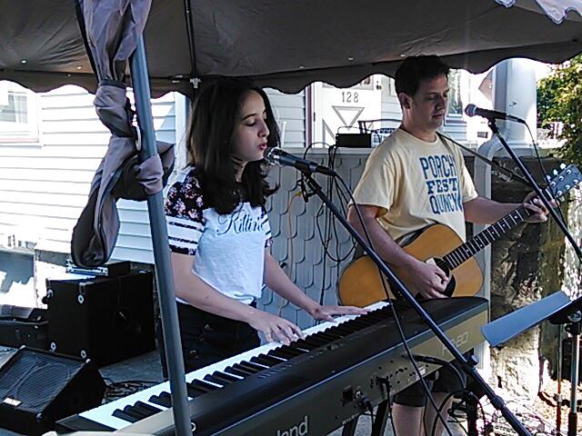 Victoria and Wally Hubley, from PorchFest 2016.
