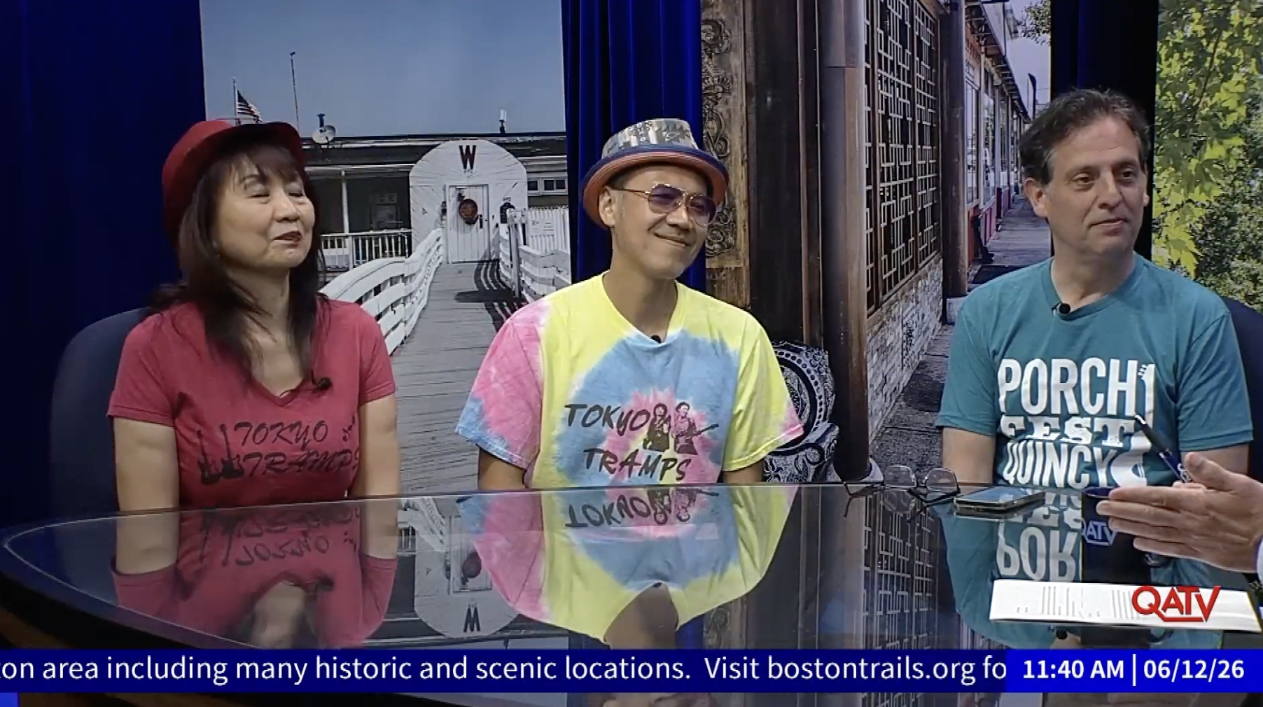 PorchFest Quincy Performers, The Tokyo Tramps, and Founder Walter Hubley on QATV