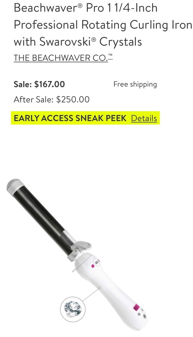 *Beachwaver - This was my big purchase. I can't work a curling iron to save my life, and my hairdresser suggested a beachwaver a couple months ago. So, I am SO excited to try this out!