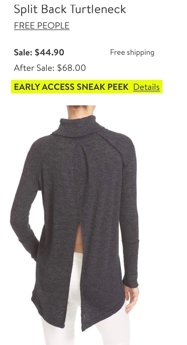 *Free People Turtleneck - Love this!