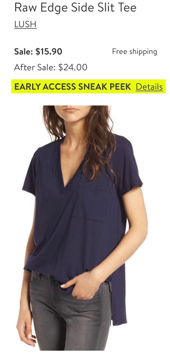 *Just about every blogger bought this in several colors. Hopefully it will come back in stock!