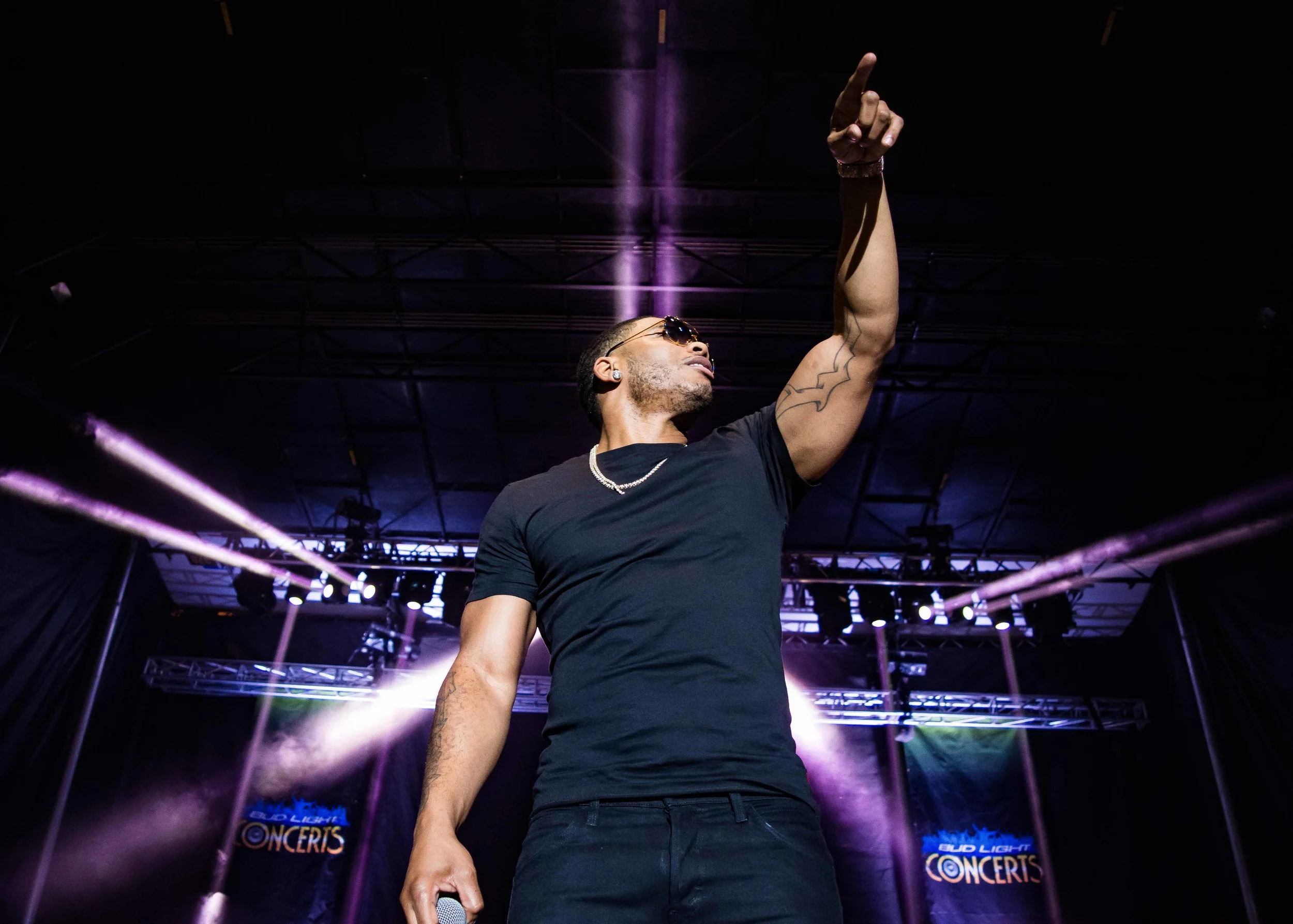 Nelly performed for longer than his contract stated, giving attendees more to hear than originally planned. (© Mike Rundle, 2017)