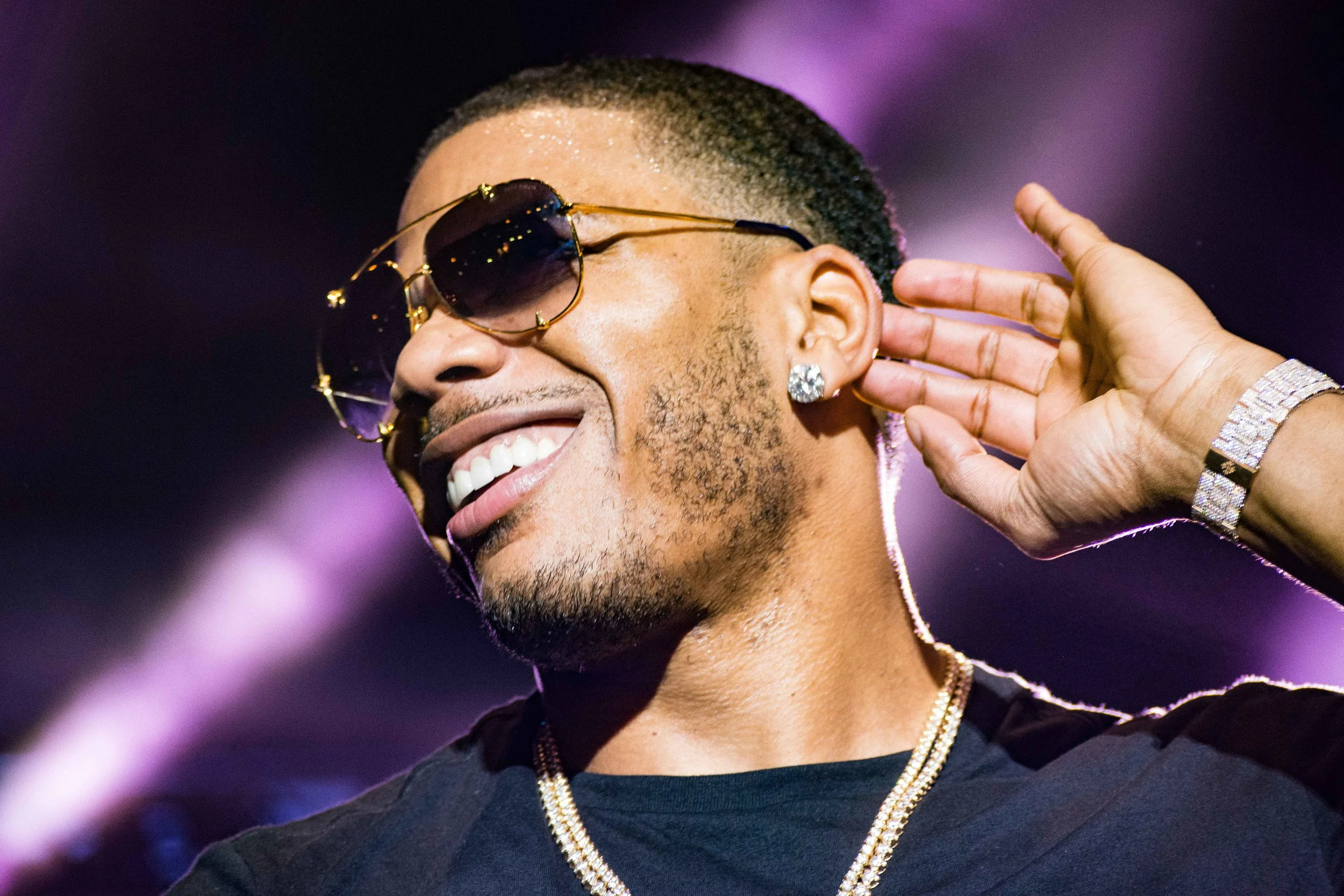 Nelly played his hits, from "E.I." to "Country Grammar." (© Mike Rundle, 2017)