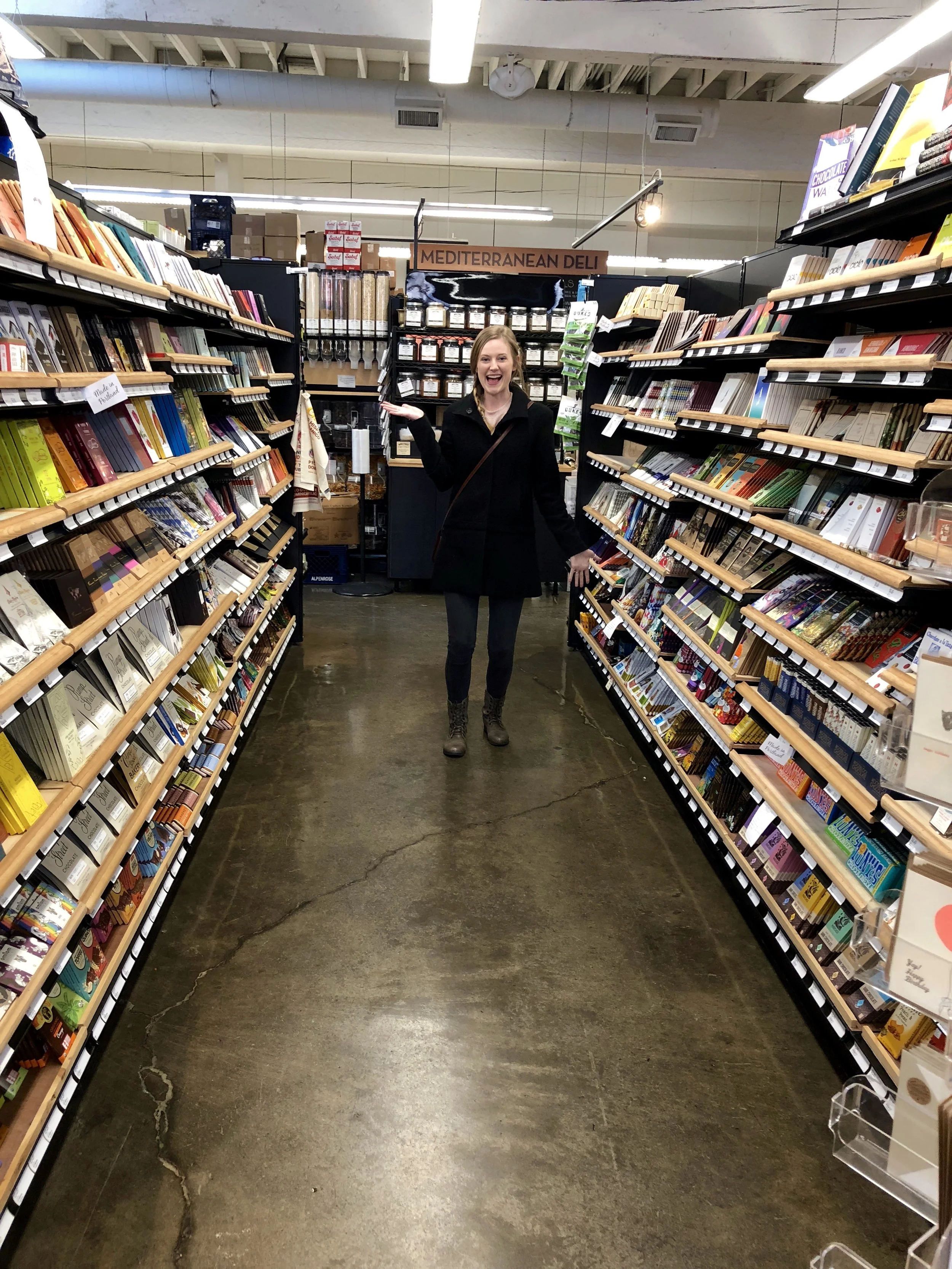 this was a little piece of heaven for me. this entire isle was loaded with chocolate bars from all over the world. 