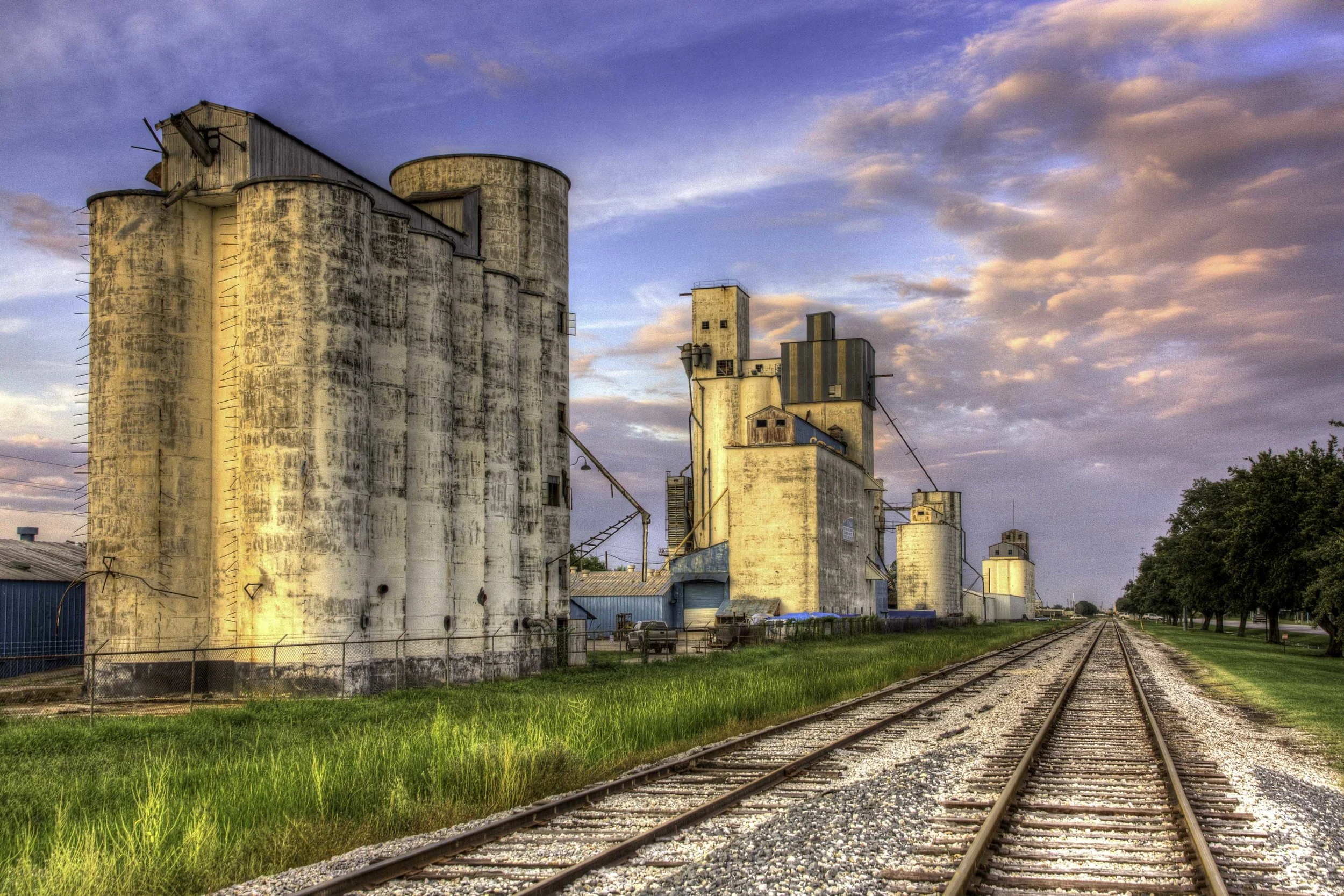 Rice Dryers - Sunset