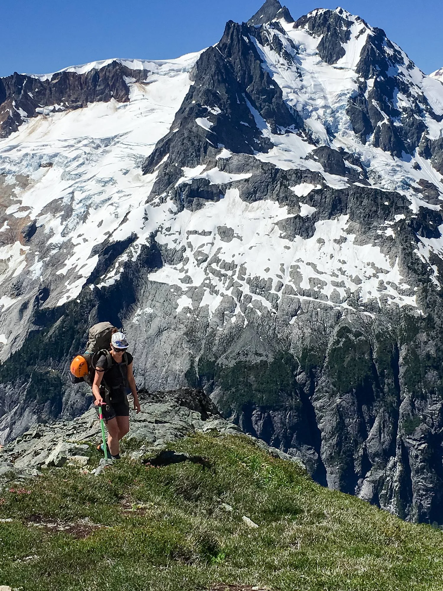 Climbing Mt. Ruth with Mt. Shuksan creepin'