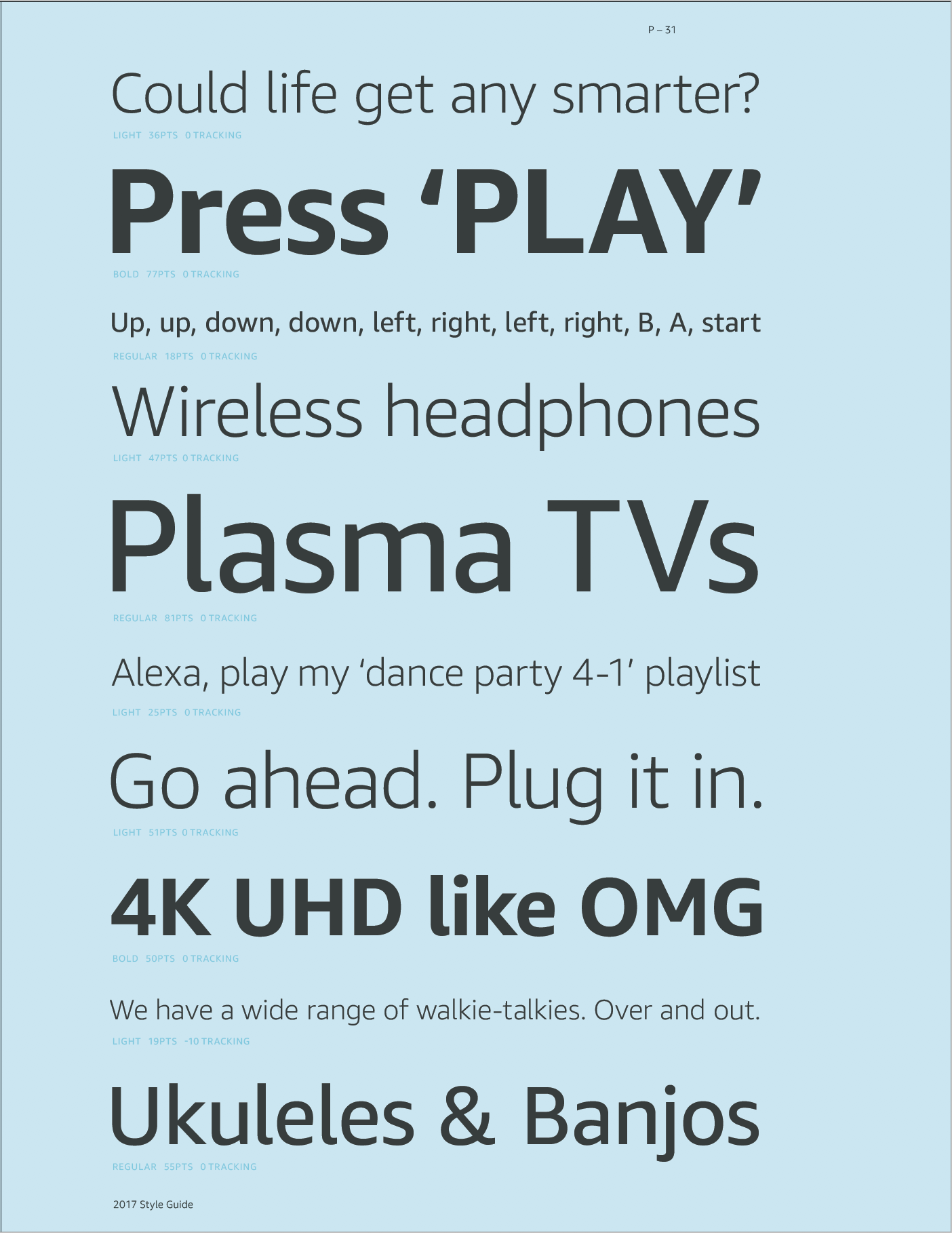 Mockup of the Amazon.com Consumer Electronics Showcase landing page.