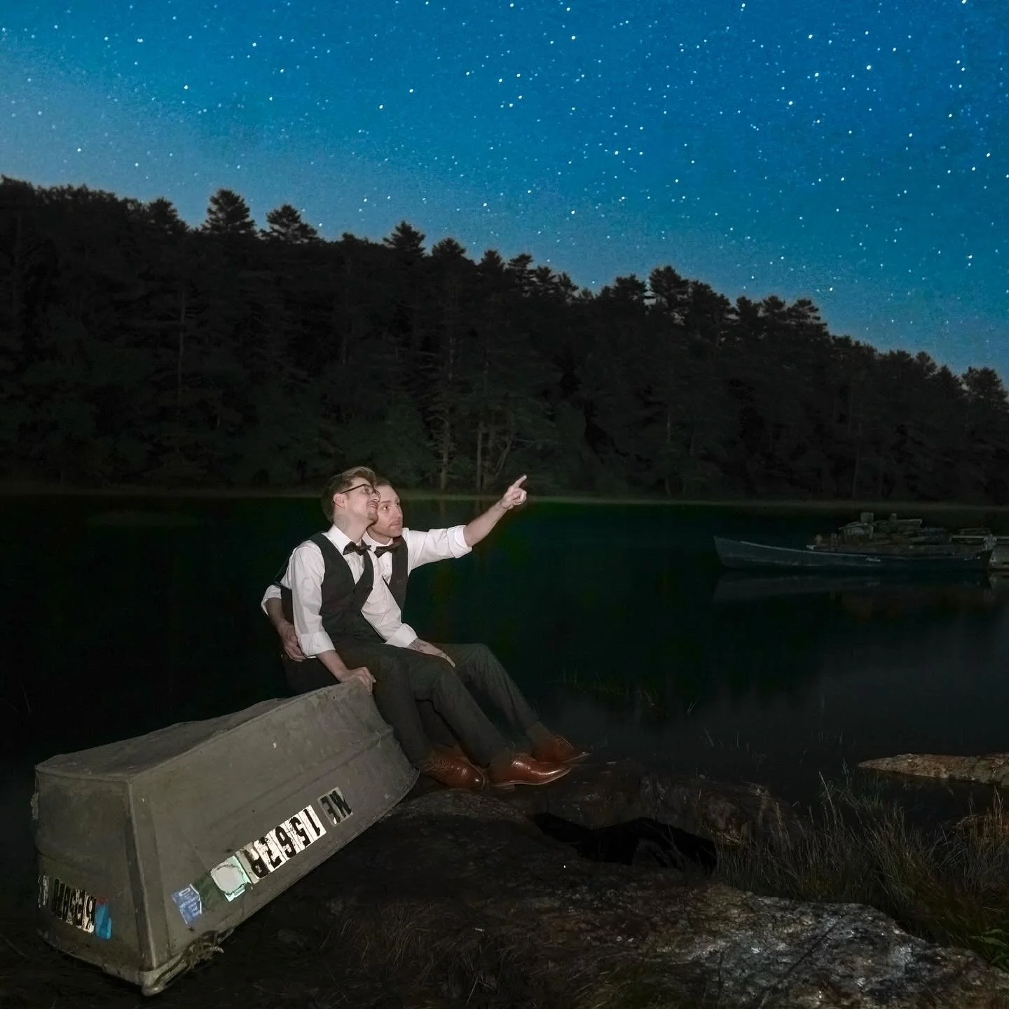 Jared and Ray&rsquo;s engagement session unfolded in the quiet magic of a clear Maine night&mdash;still water, starry skies, and the kind of ease that only comes from true love.

Adventurous, kind, and effortlessly themselves, these two made the nigh