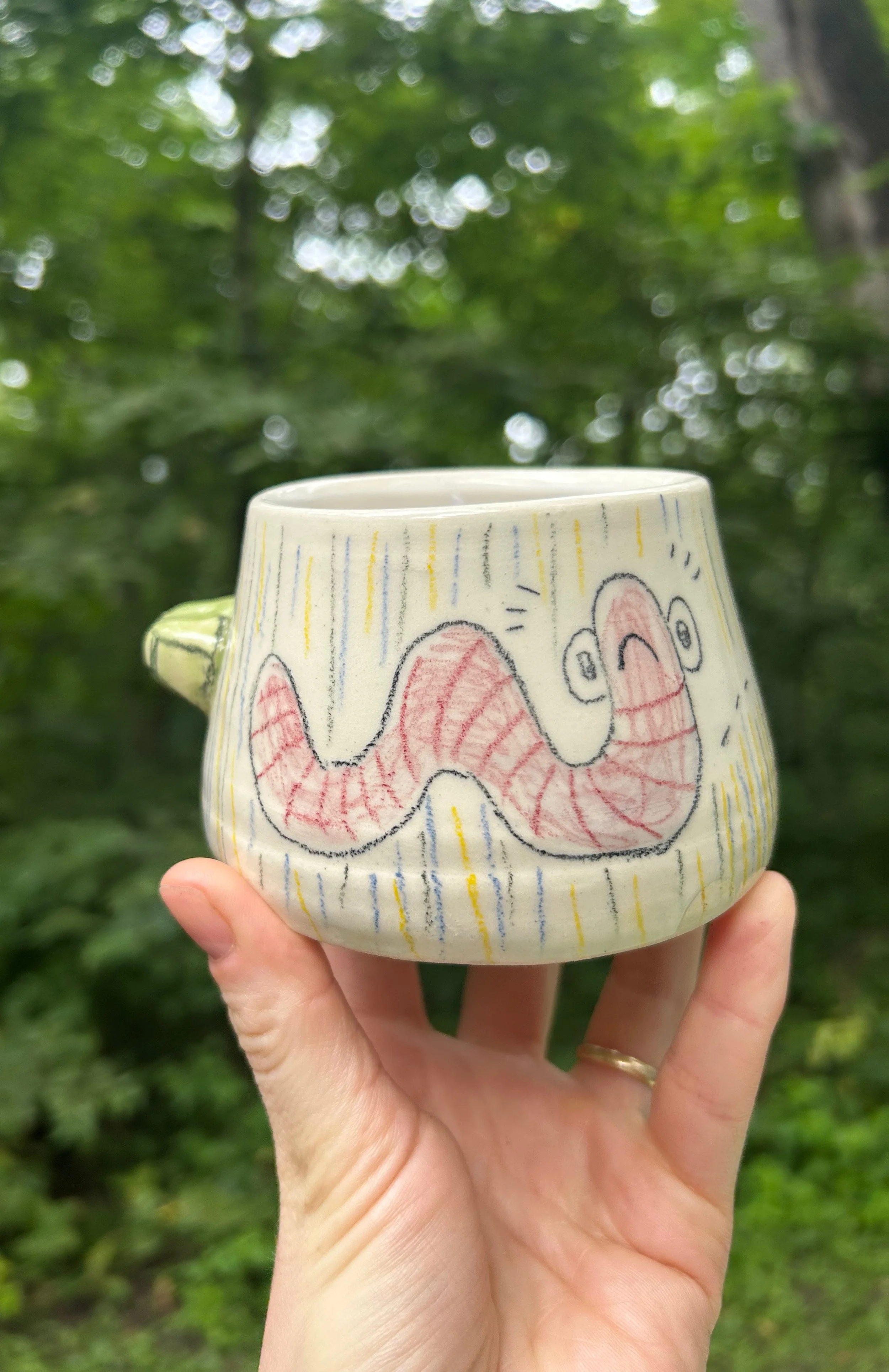 Anxious Work Porcelain Sipper