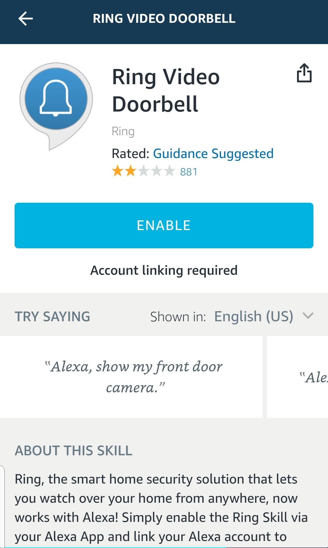 ring floodlight alexa