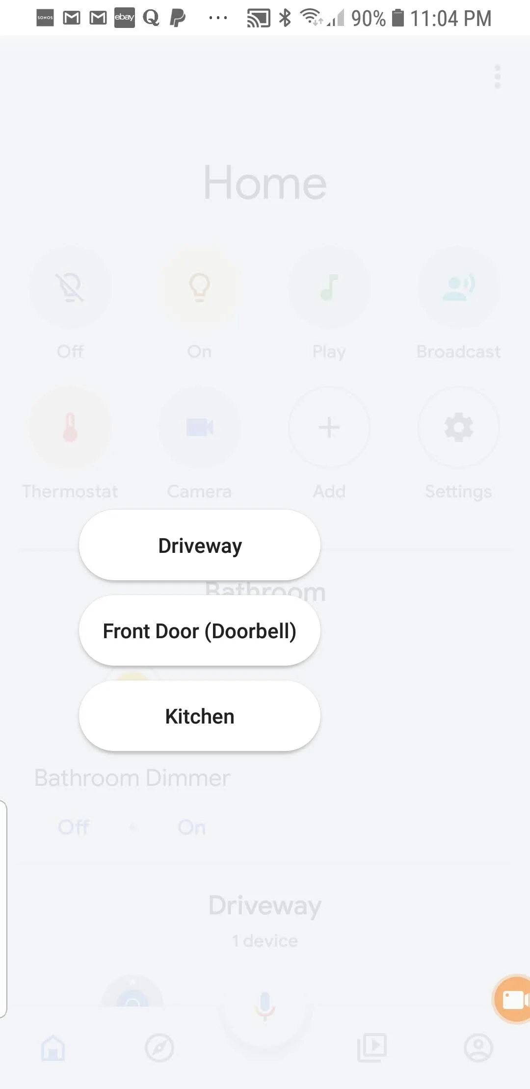 connect google home to nest hello