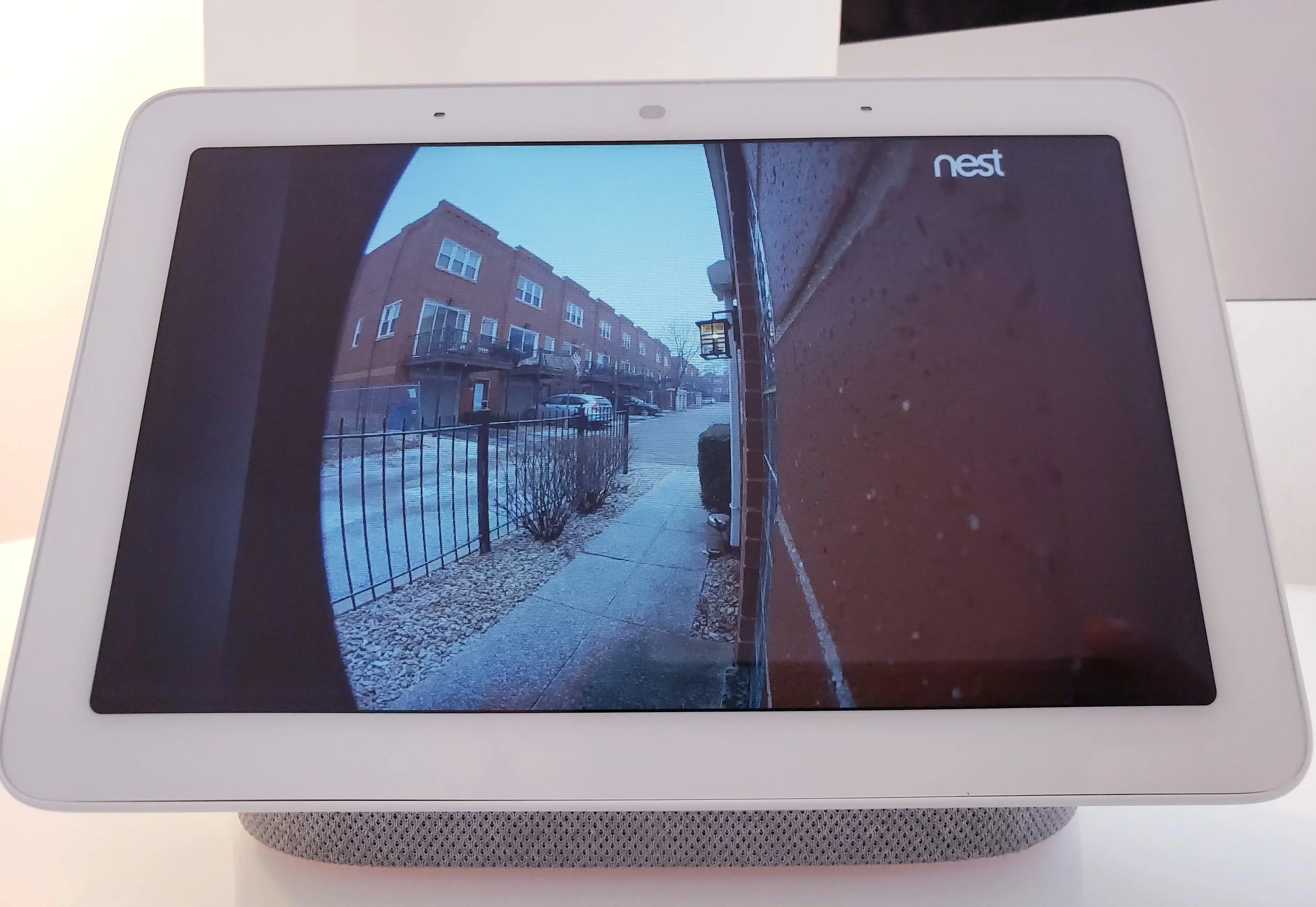 nest camera on google home hub