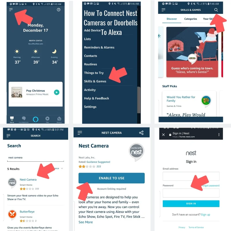 is nest doorbell compatible with alexa