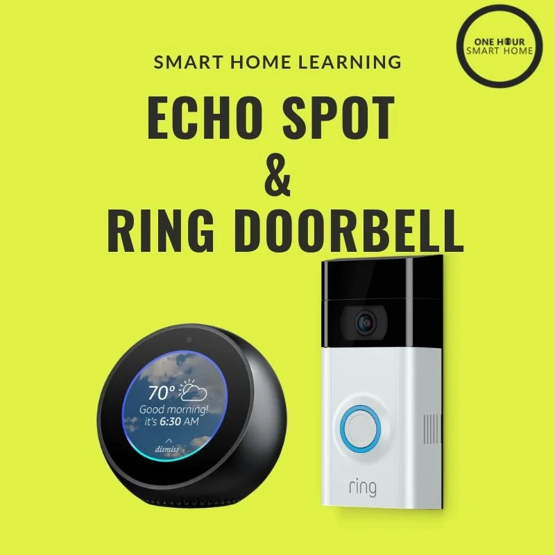 Smart Alarm Clock Echo Spot Work With Ring Echo Spot Review (2024
