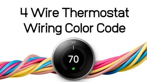 4 Wire Thermostat Wiring Color Code