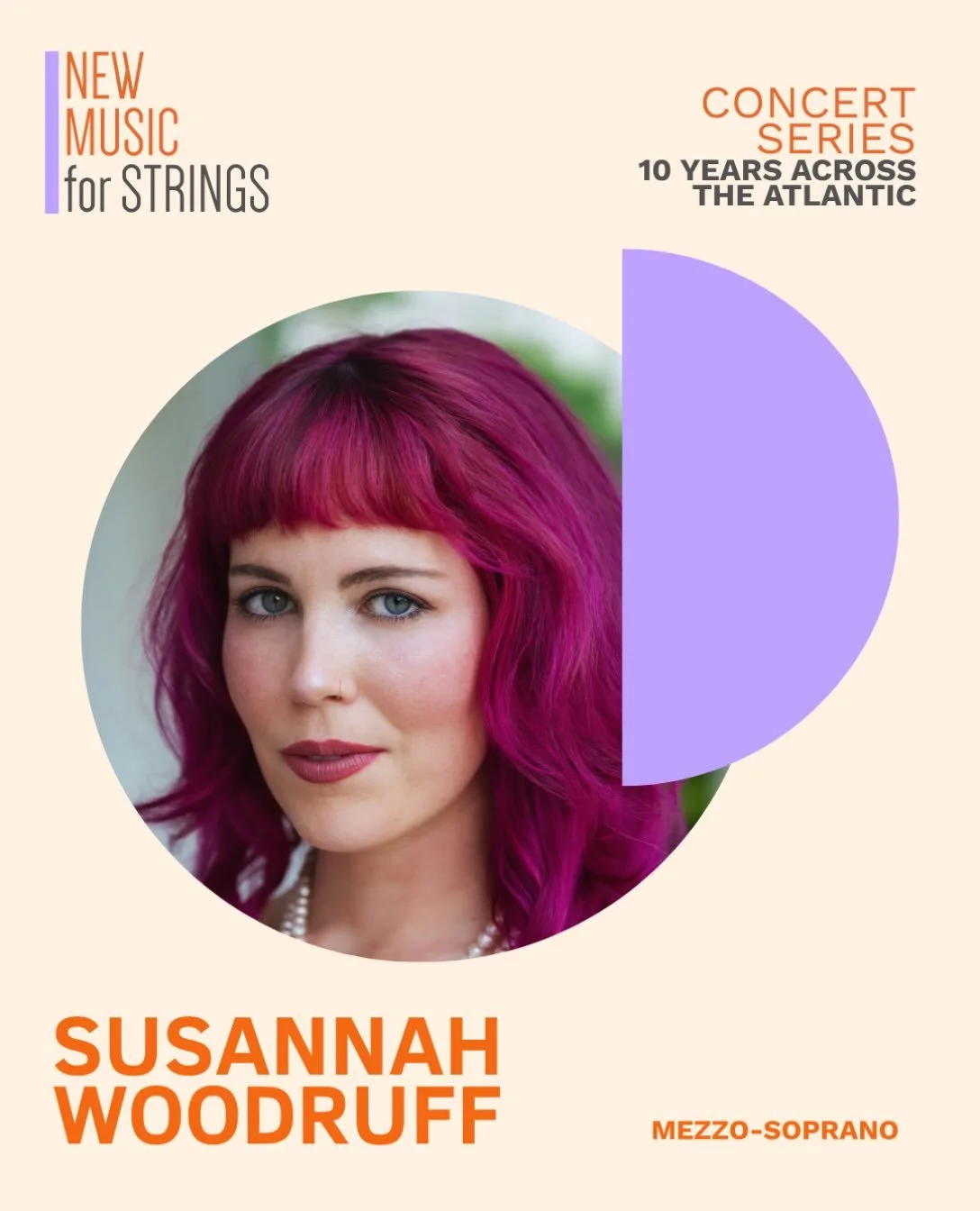 Meet Susannah Woodruff!

We are excited to welcome Mezzo-soprano Susannah Woodruff! Susannah joins us for the Scandinavian premiere of Eugene Drucker&rsquo;s &ldquo;Songs of the Earth&rdquo; in both Oslo and Aarhus. 
She will also sing Maja Linderoth
