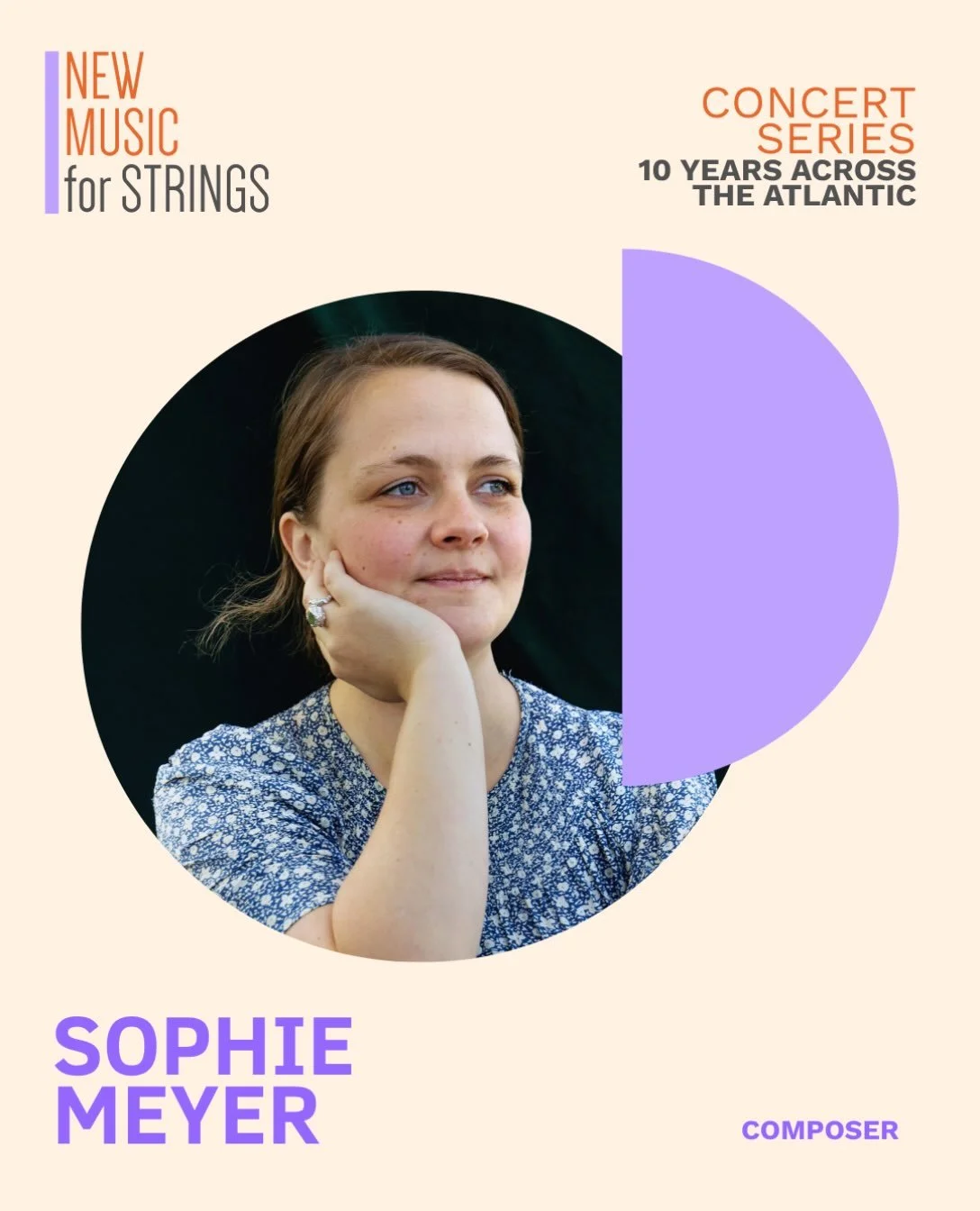 ✨ Meet composer Sophie Meyer!

We&rsquo;re thrilled to welcome Danish composer and violinist Sophie S&oslash;s Meyer back as our composer in residence this year.

Her music explores our connections to nature, history, tradition and the people around 