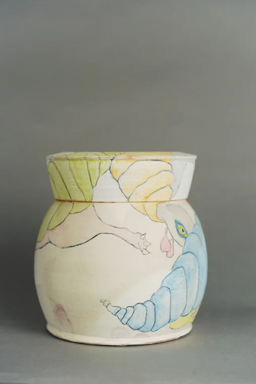 Armadillo Pile up Small Jar Back (Alebrije Series)