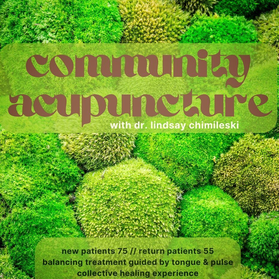 Be like the moss, and allow yourself to soften in community // community acupuncture 4/10 2-6pm 
💚💚💚 #bringafriend