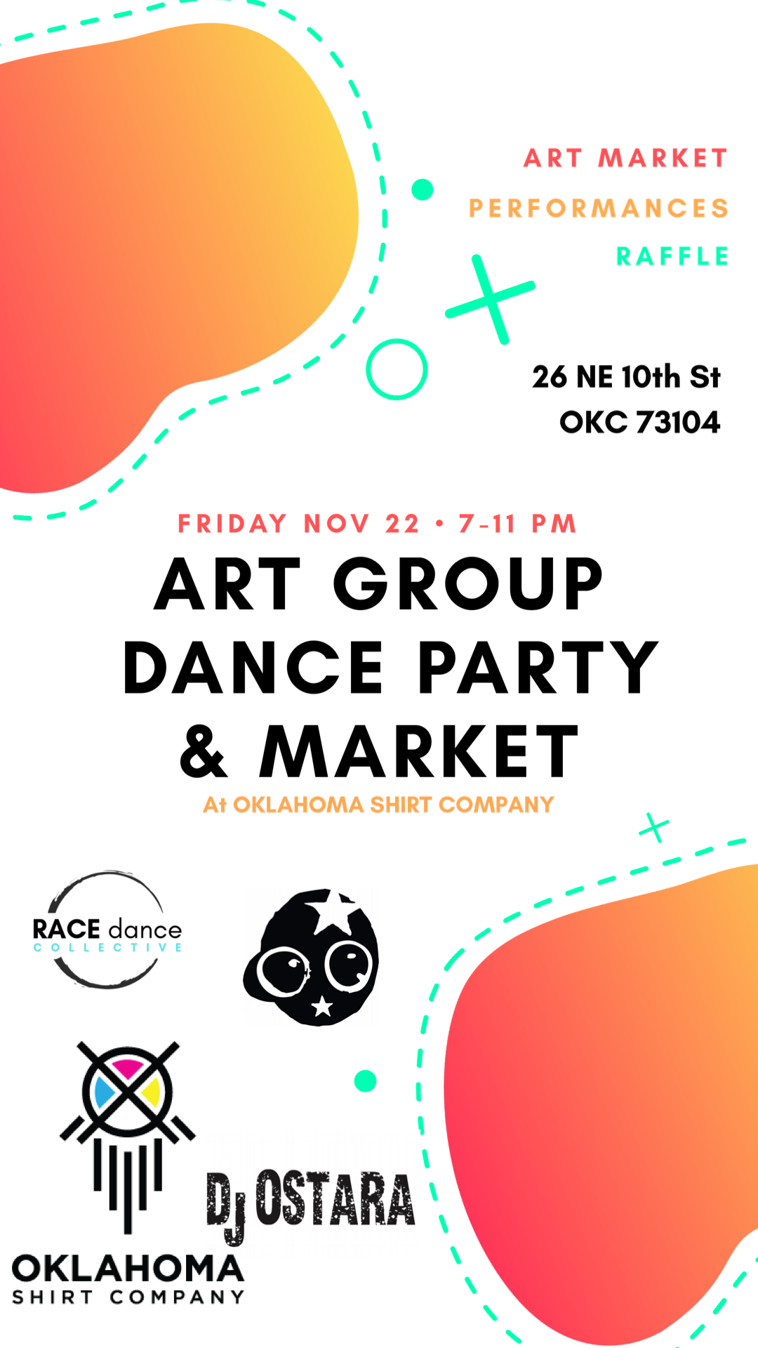 Art Grp Dance Party and Market