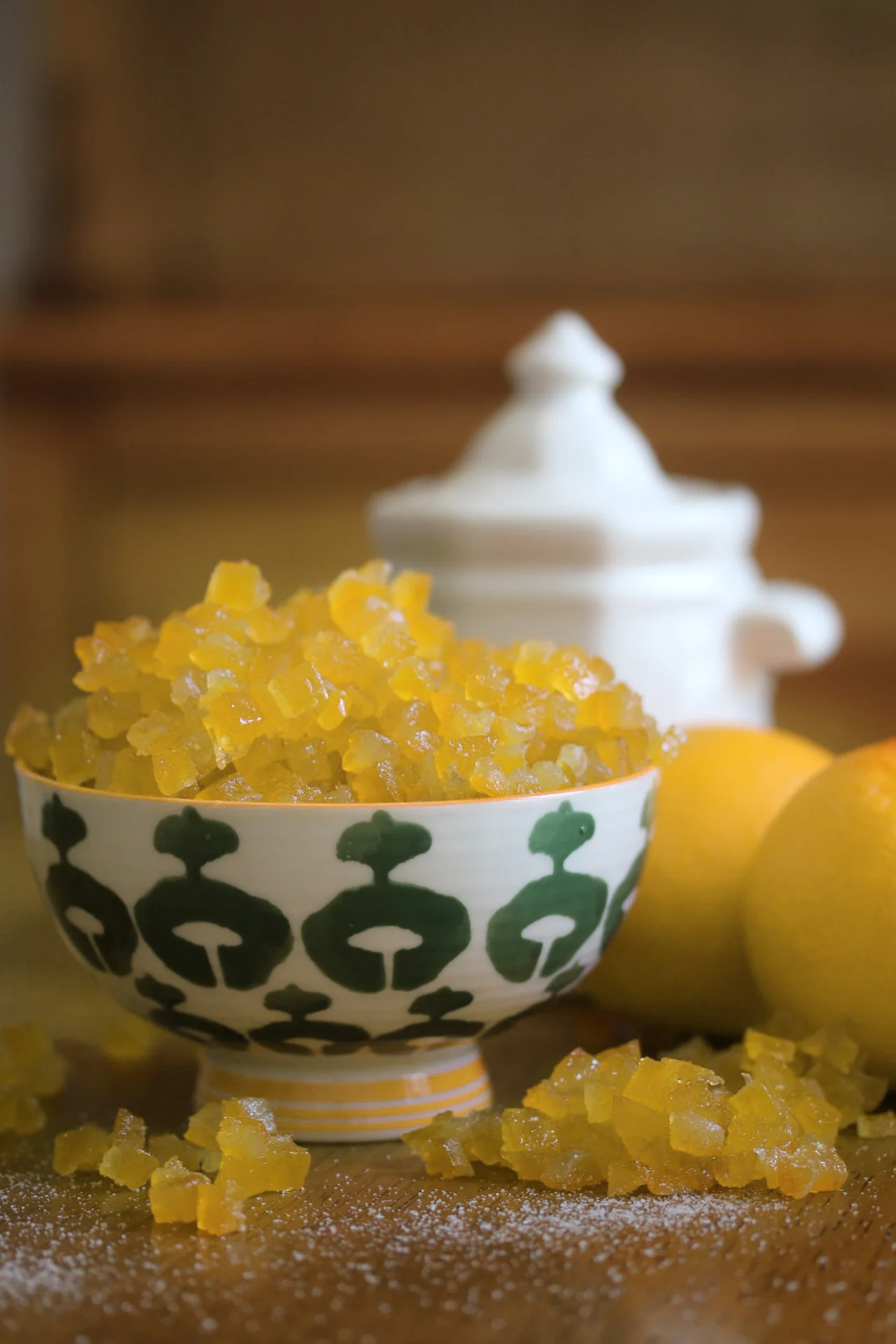 Organic Candied Lemon Cubes