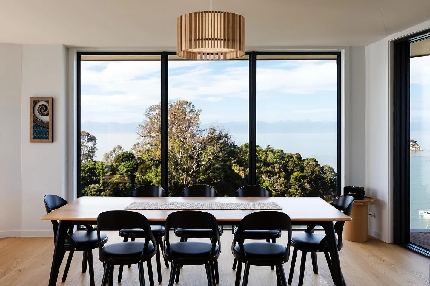 Views for days! This recently completed holiday home boasts 270 degree views capturing all the action on the water up the coast and in the bay below.

#nzarchitects #architecturenz #nelsontasman #holidayhome #interiordesign 

📸 @virginiawoolfphotogr