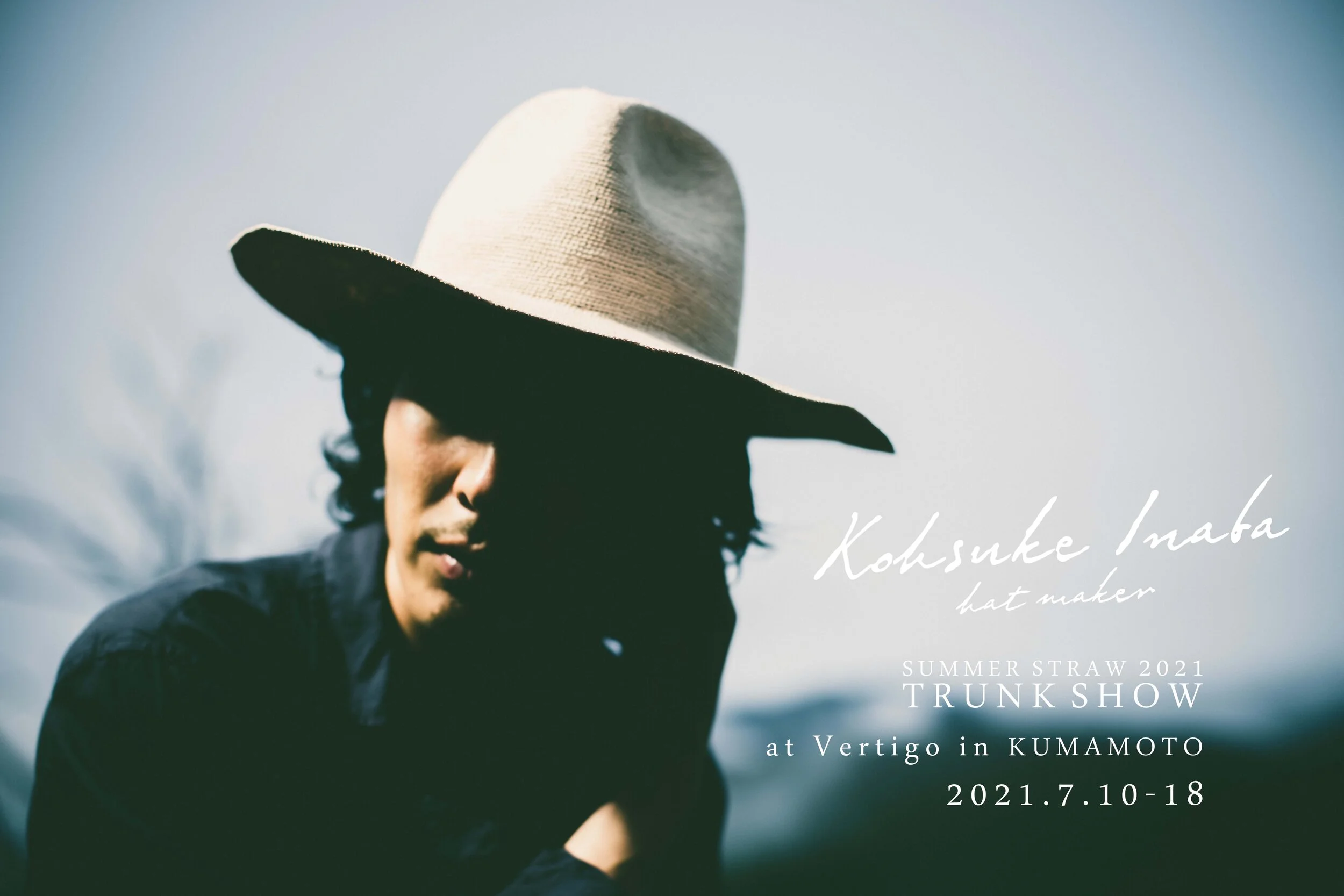 Kohsuke Inaba SS21 TRUNK SHOW in Vertigo