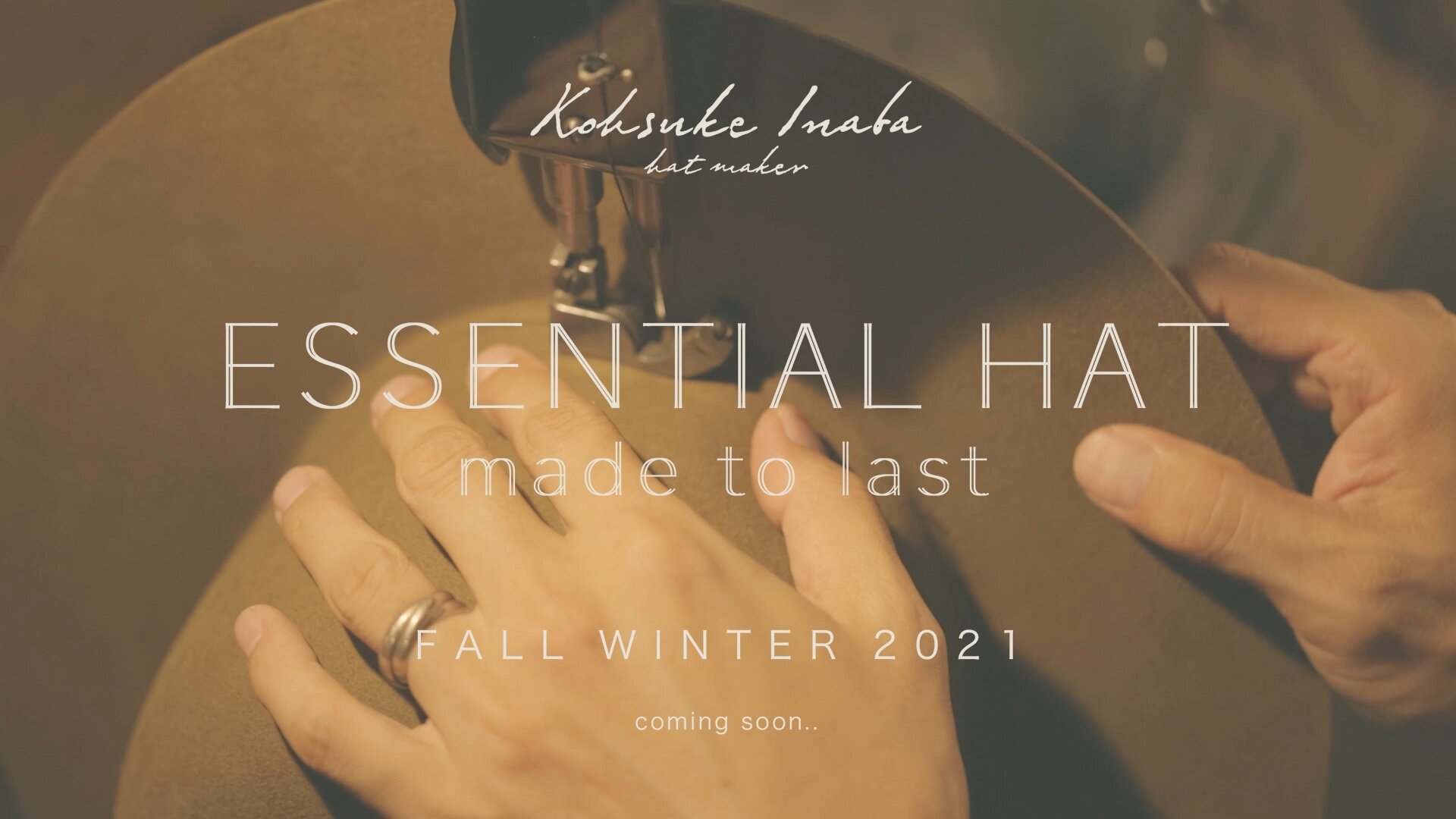 ESSENTIAL HAT -made to last-