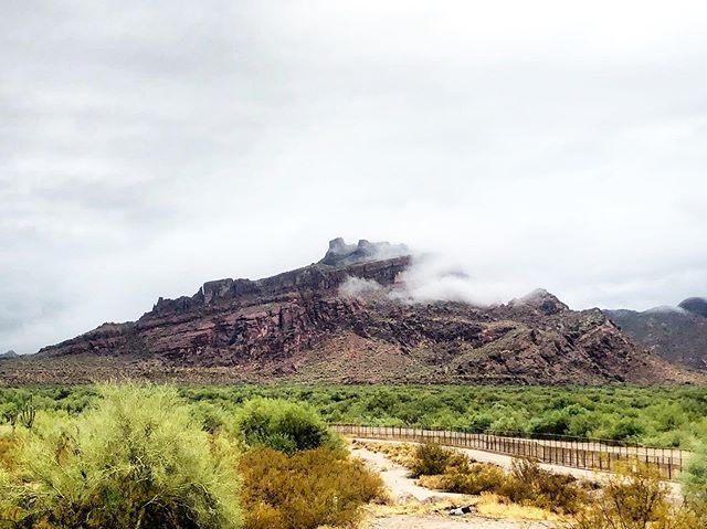 Clouds and rain at Red Mountain