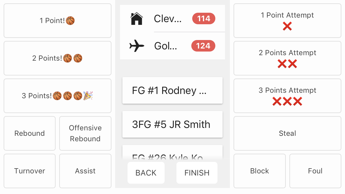 Stats Tracking App — Wooter Free Sports Management Software
