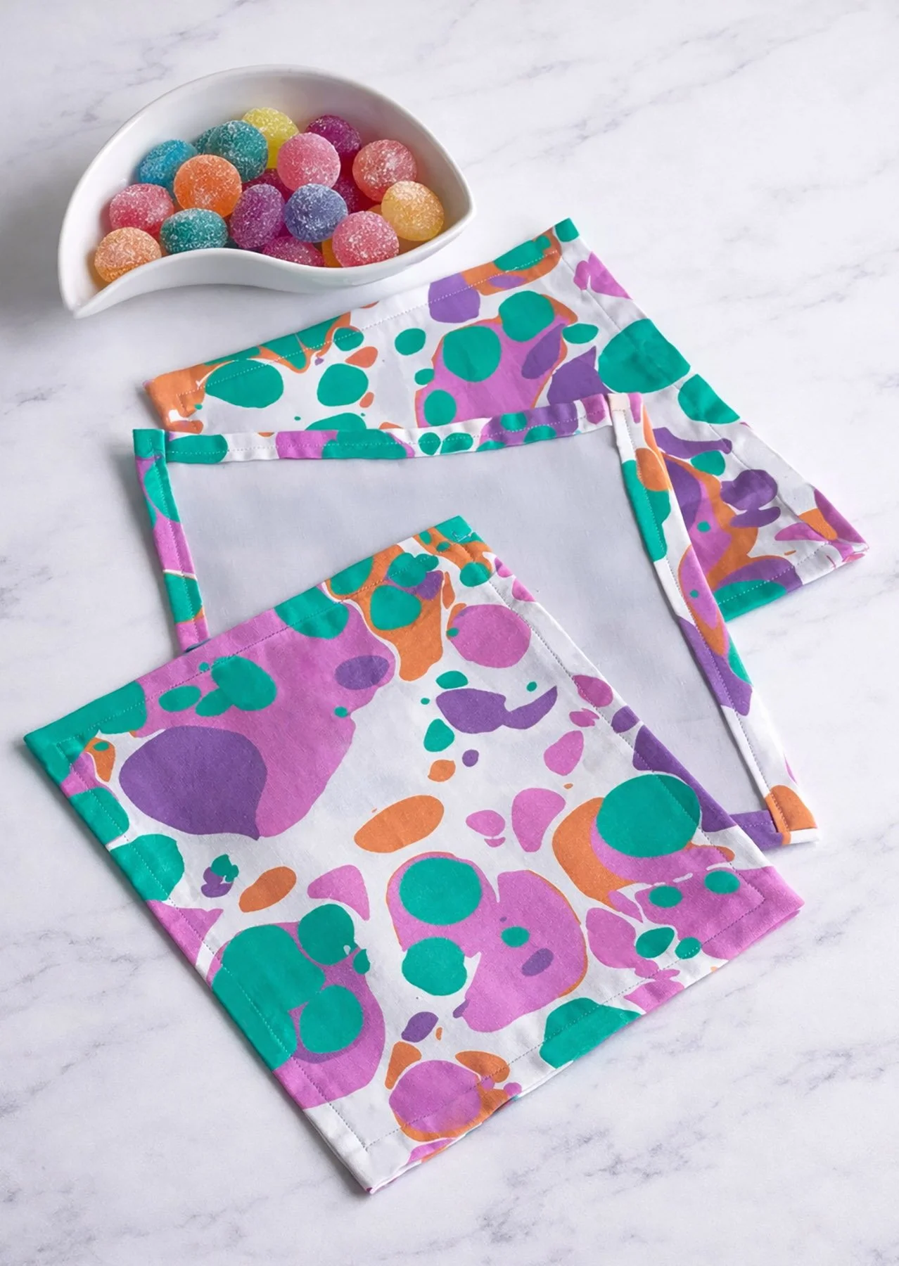 reusable napkins for drinks party modern European home decor