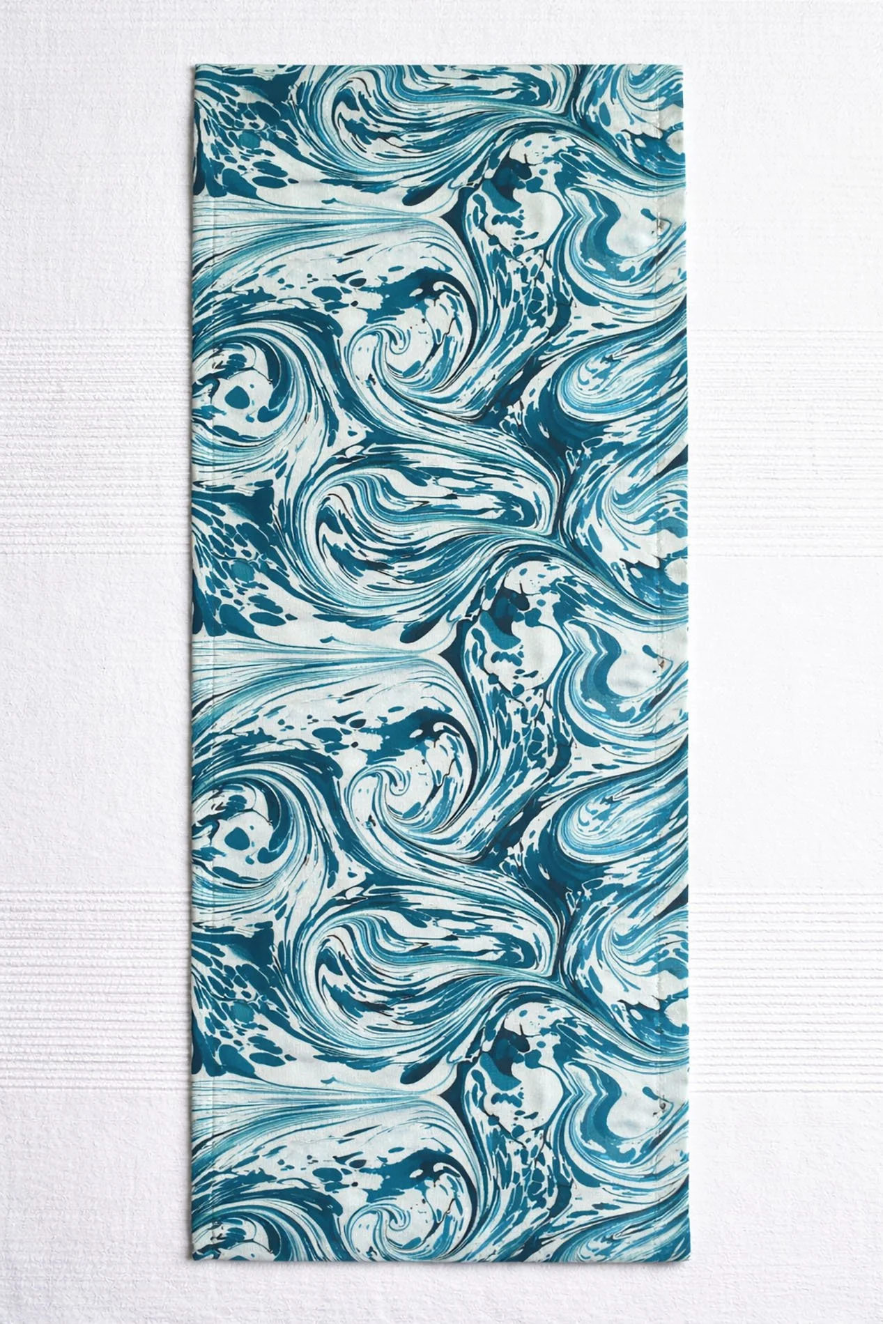 ocean marbled fabric 100% cotton modern european design table linens