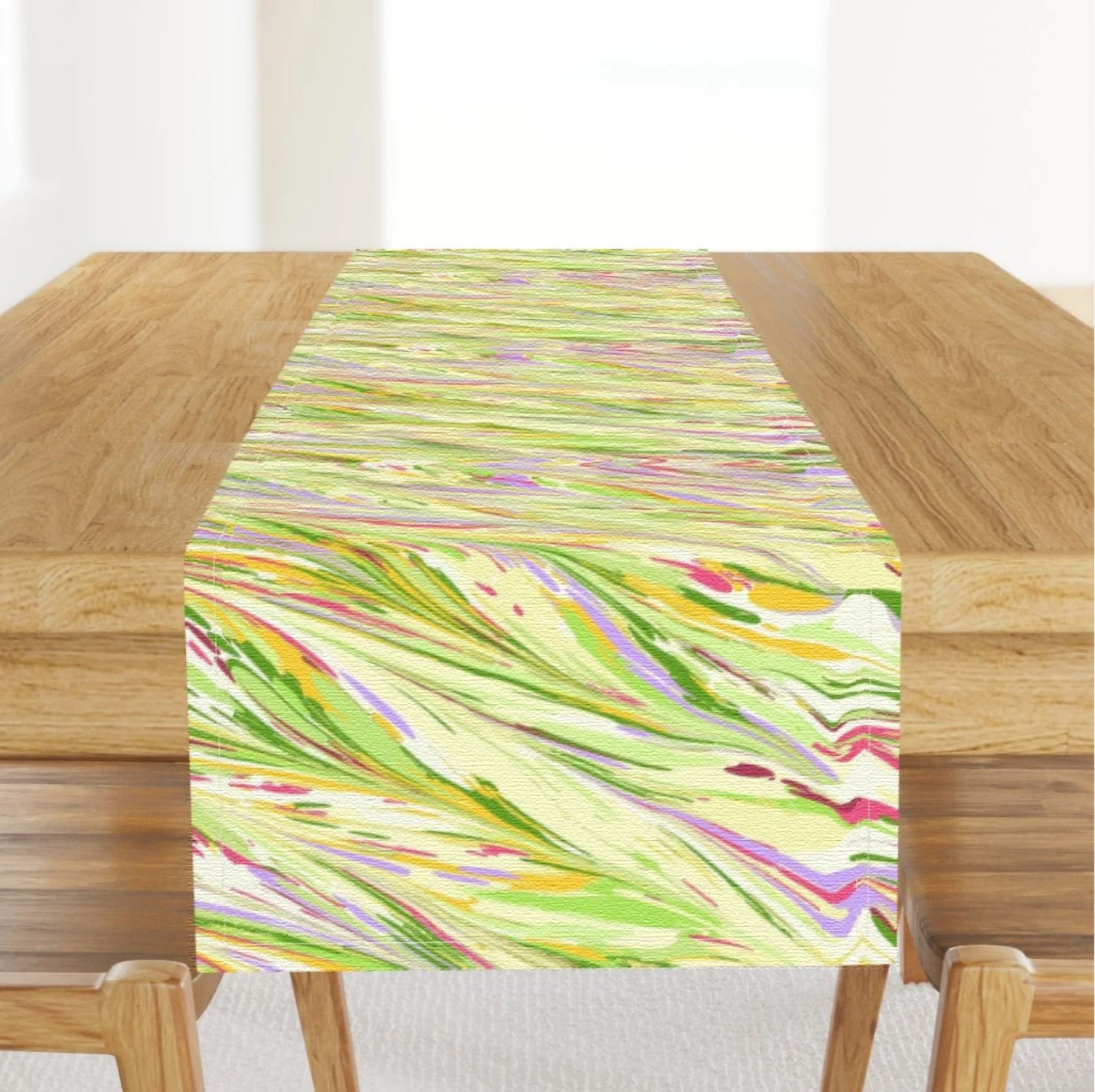 moderne tafelloper botanische tafeldecoratie