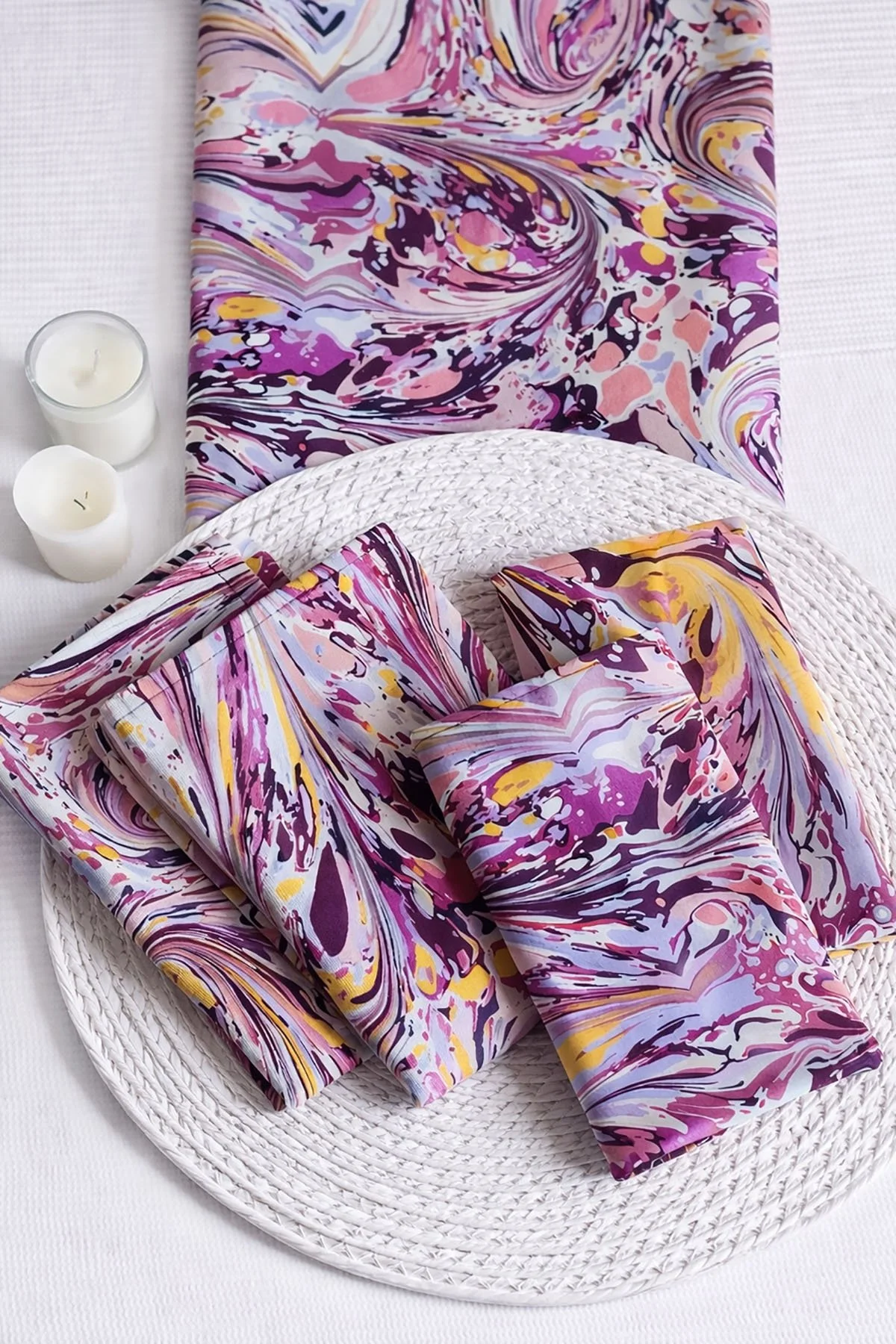 marbled dining set made in italy