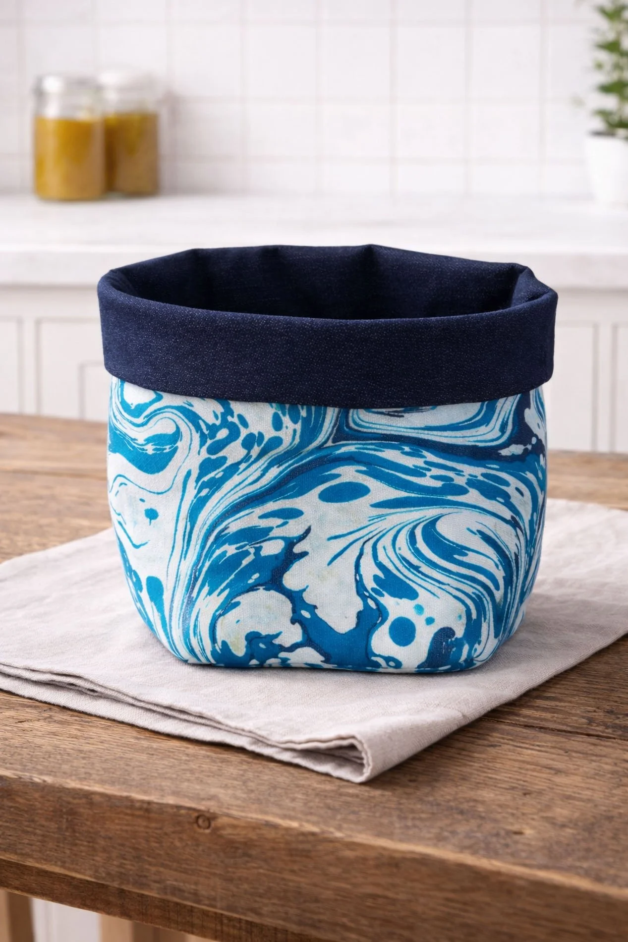 ocean blue marble interior design decor made in tuscany