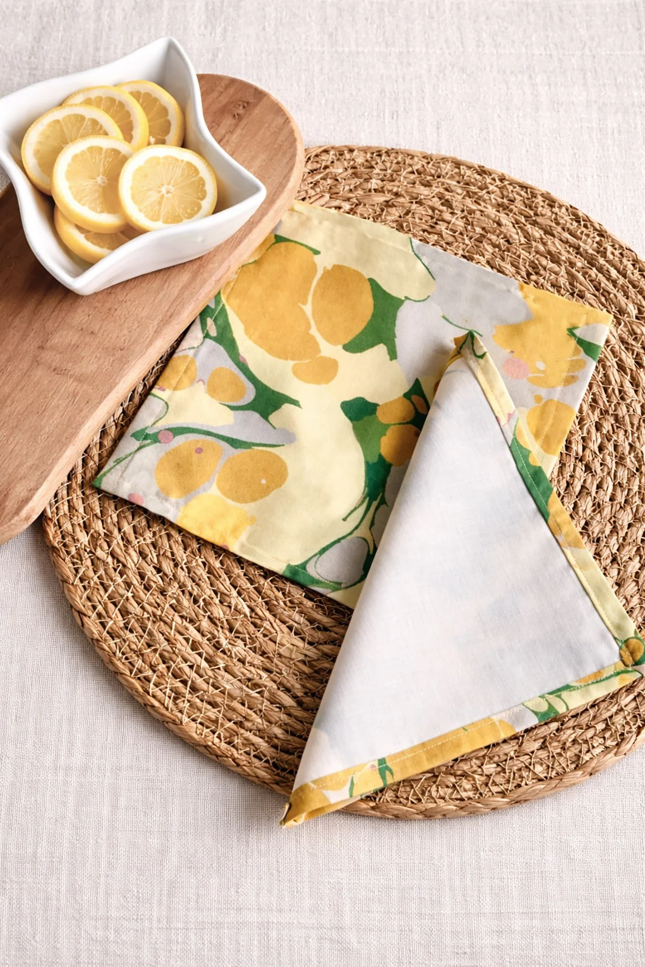 nature inspired cocktail napkins warm earthy tones design