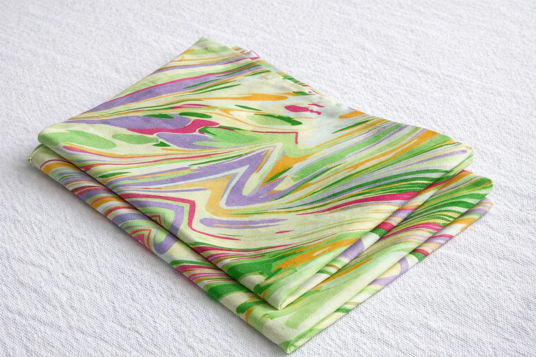 kleurrijke servetten katoen botanisch tafellinnen