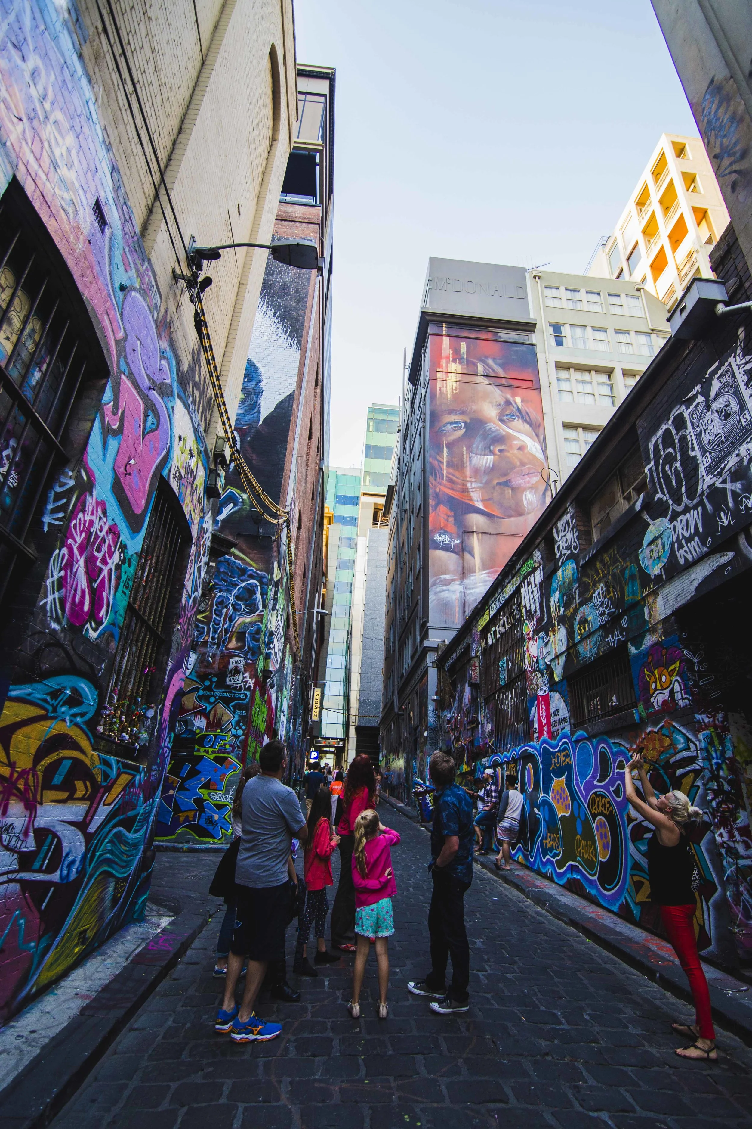 Streets full of tags in Melbourne. Photo: Marine Raynard