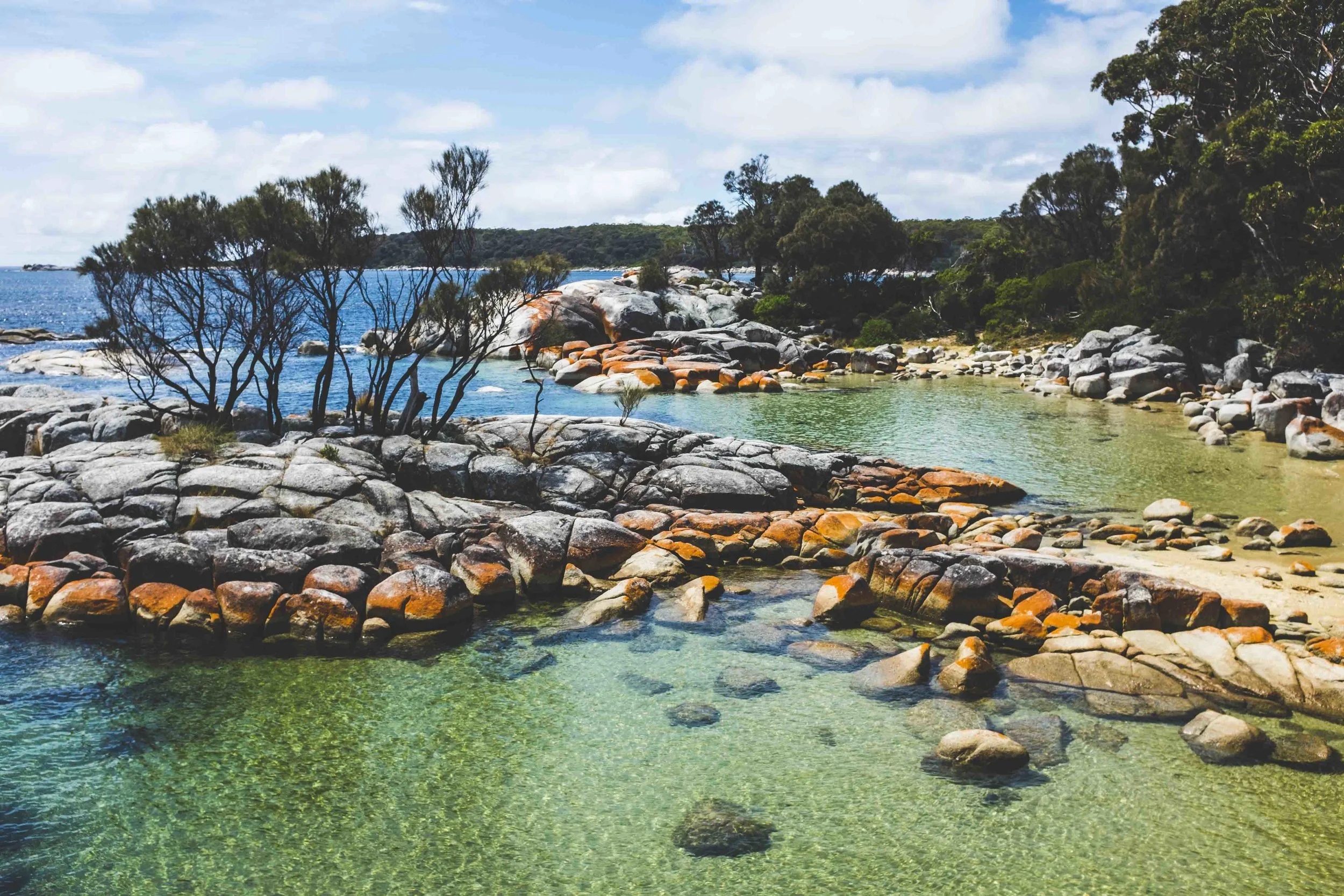 Bay of Fires at Binalong Bay. Photo: Marine Raynard